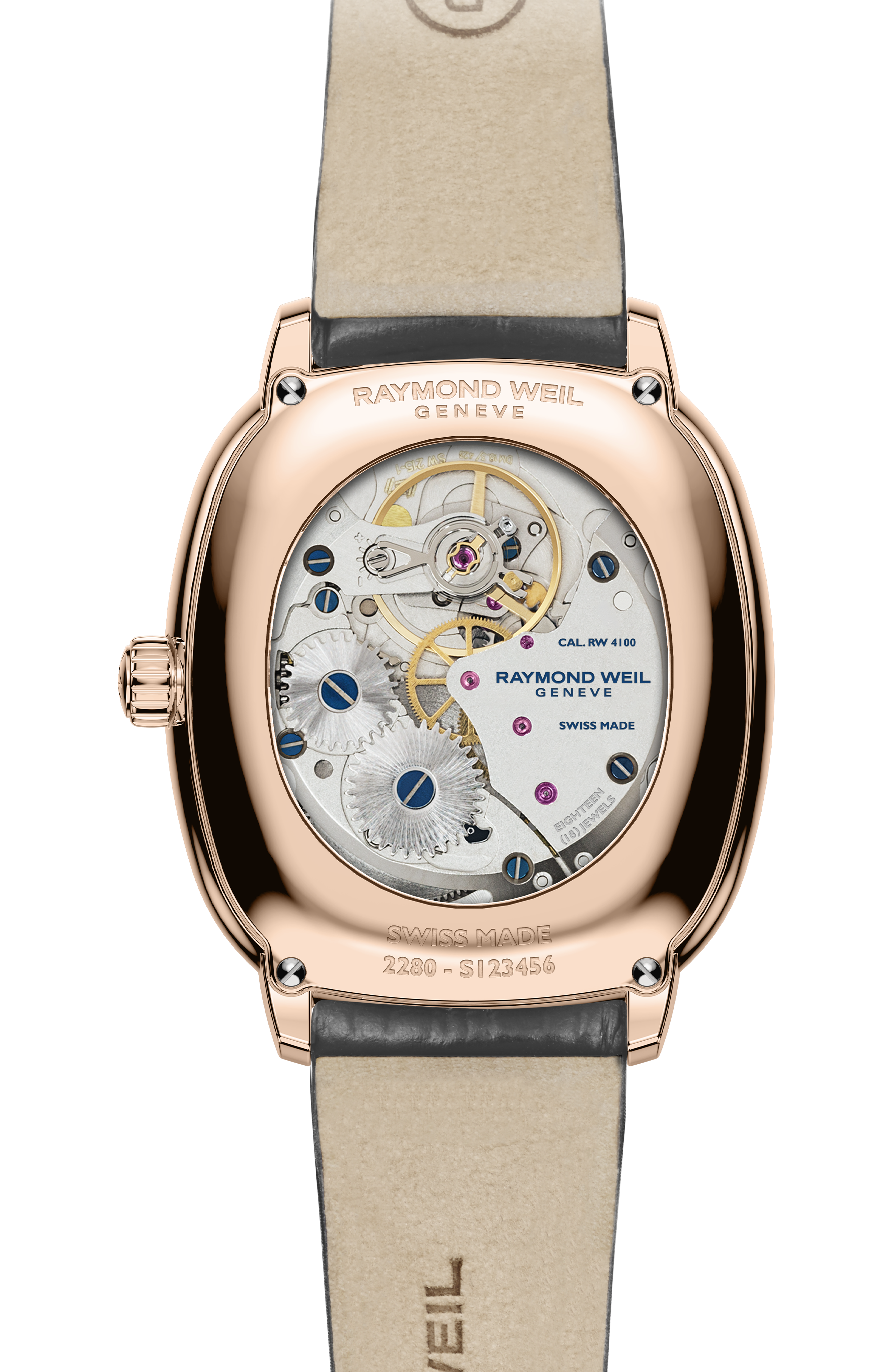 Montre mécanique Toccata Heritage cadran cuivre, 33 x 38 mm