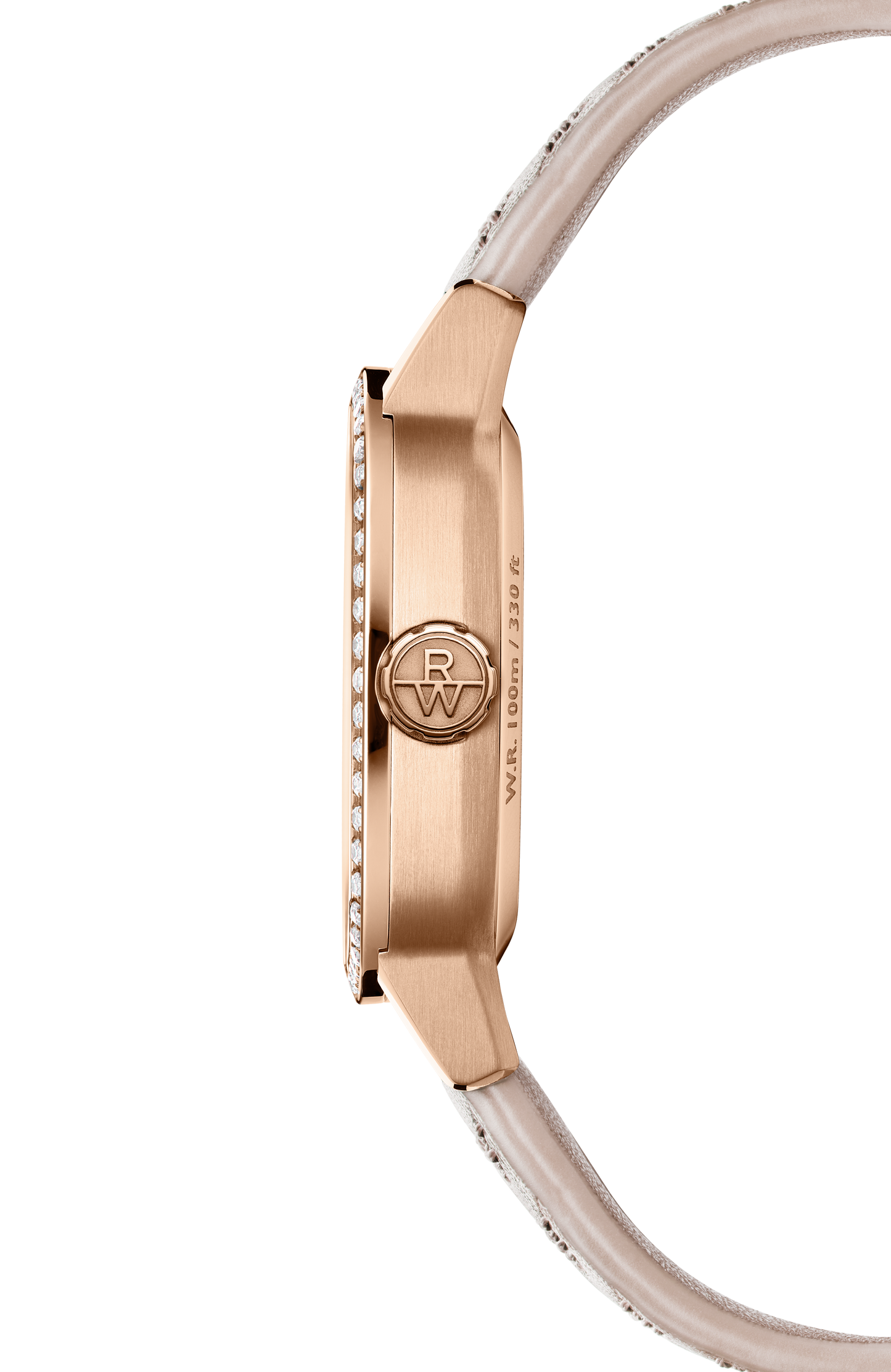 Freelancer Automatic Moon Phase and Leather Strap Cushion Shape Watch, 34 x 34 mm