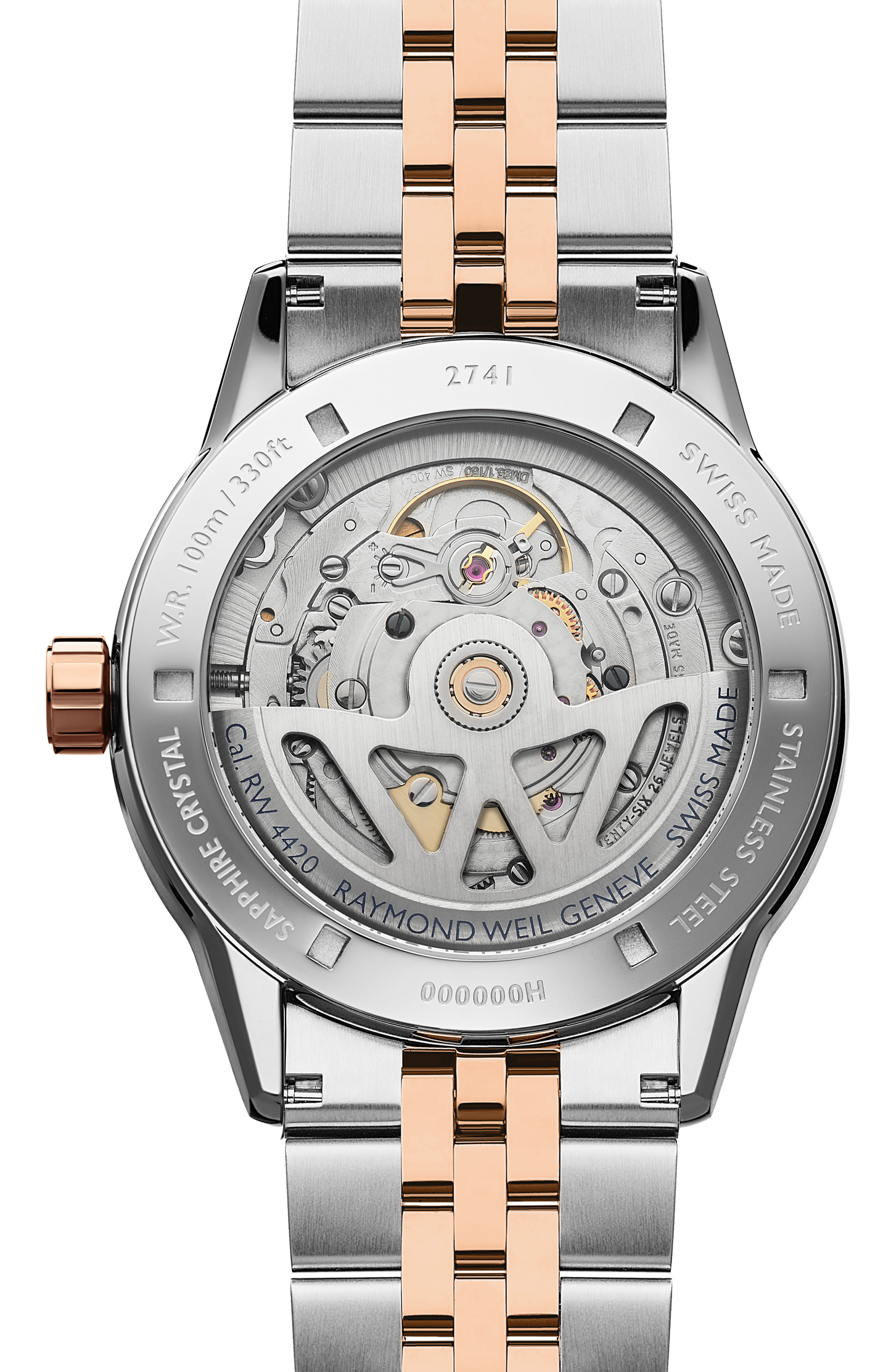 Freelancer Men's Automatic Classic Two-Tone Black Dial Date Watch, 40 mm