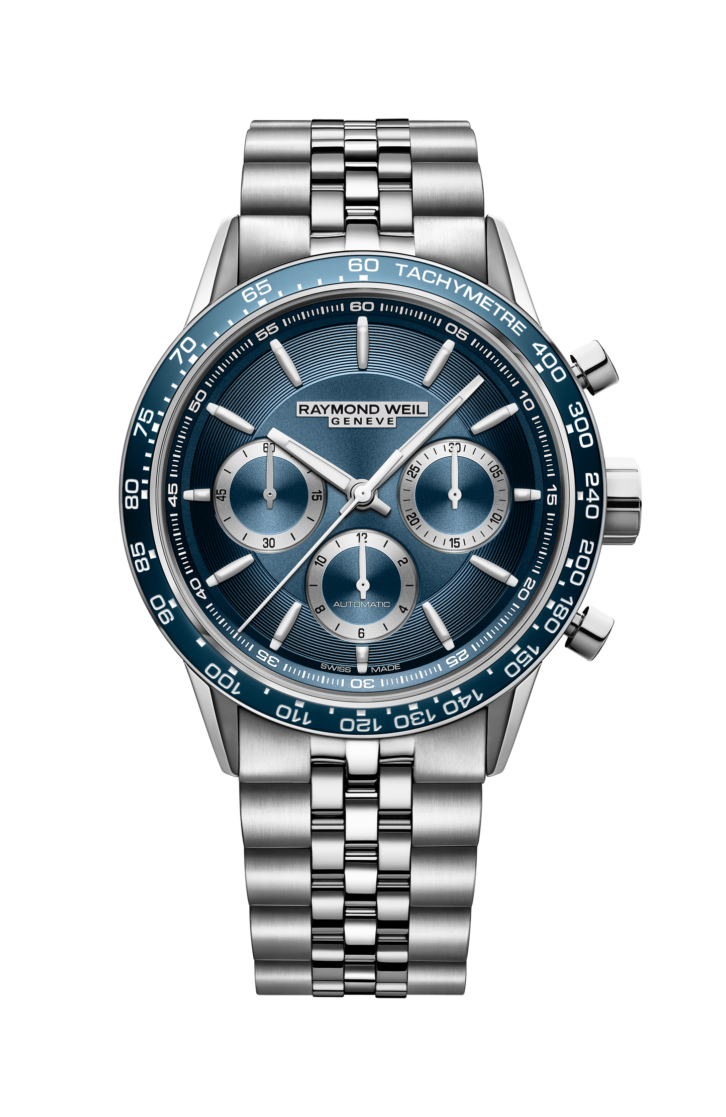 Freelancer Men's Automatic Chronograph Bracelet Watch, 43 mm