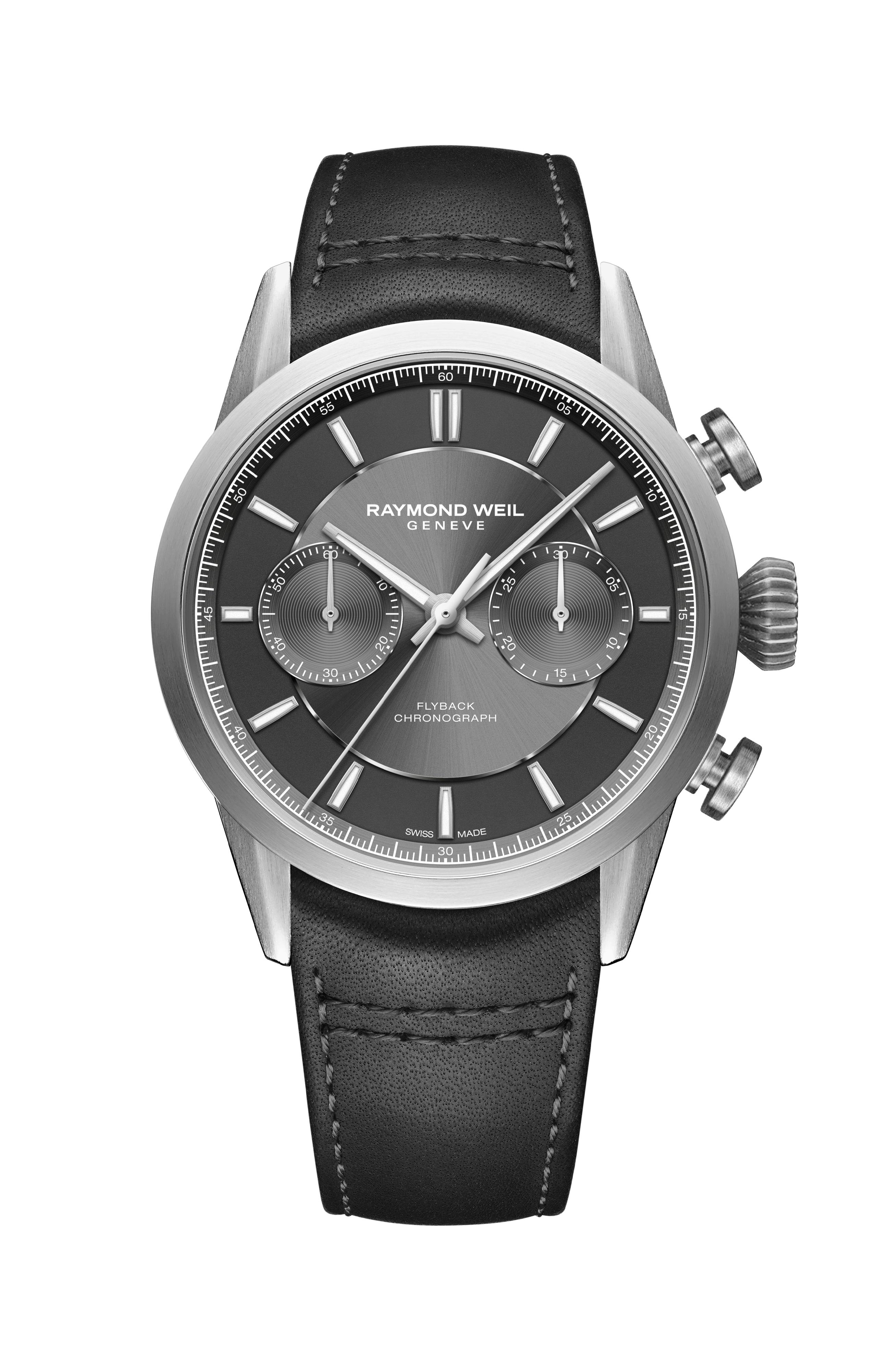 Freelancer Pilot Flyback Chronograph Grey Dial Watch | RAYMOND WEIL