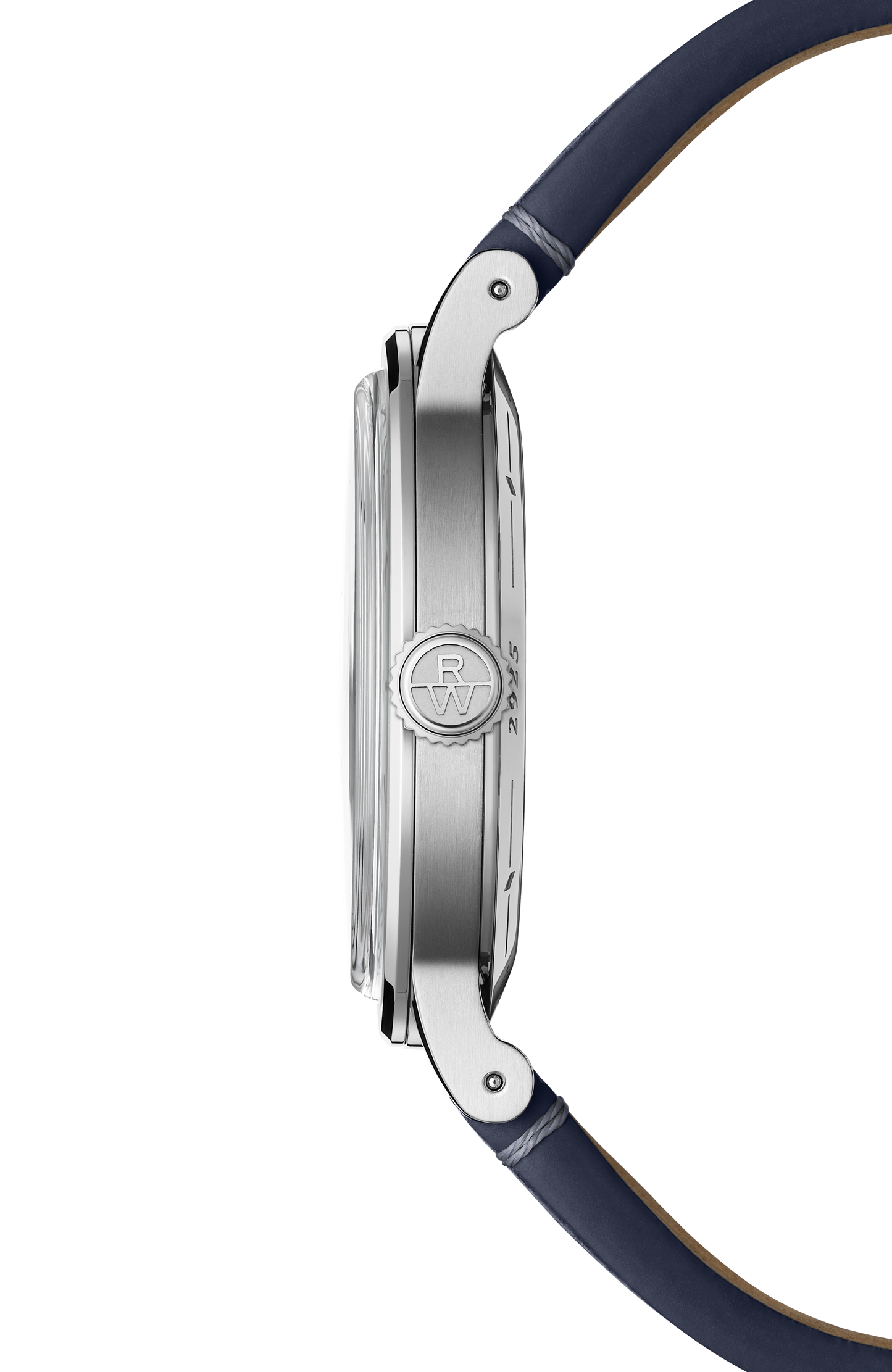 Montre Millesime automatique bracelet en cuir bleu pour homme, 39 mm