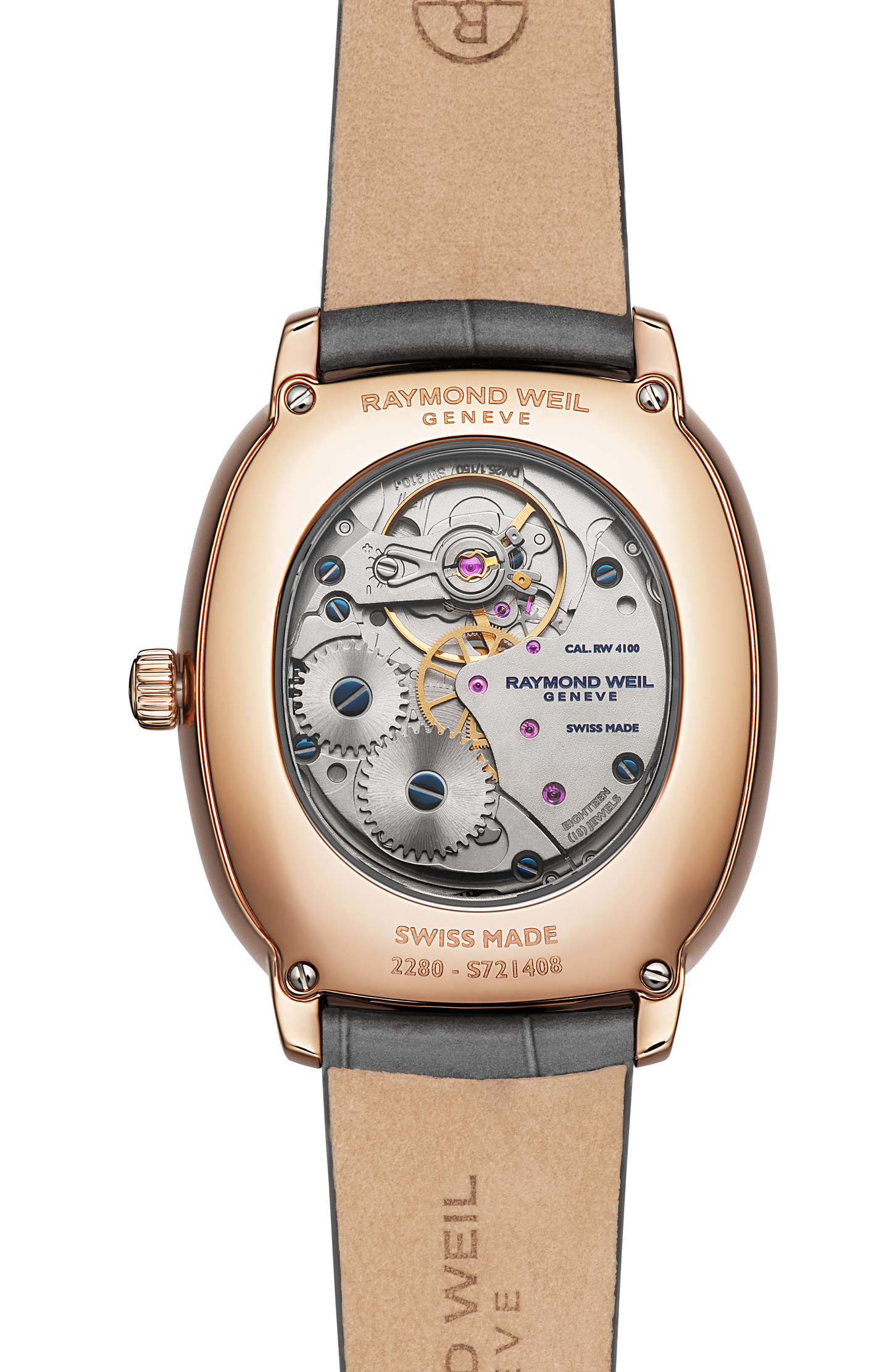 Montre mécanique Toccata Heritage cadran cuivre, 33 x 38 mm