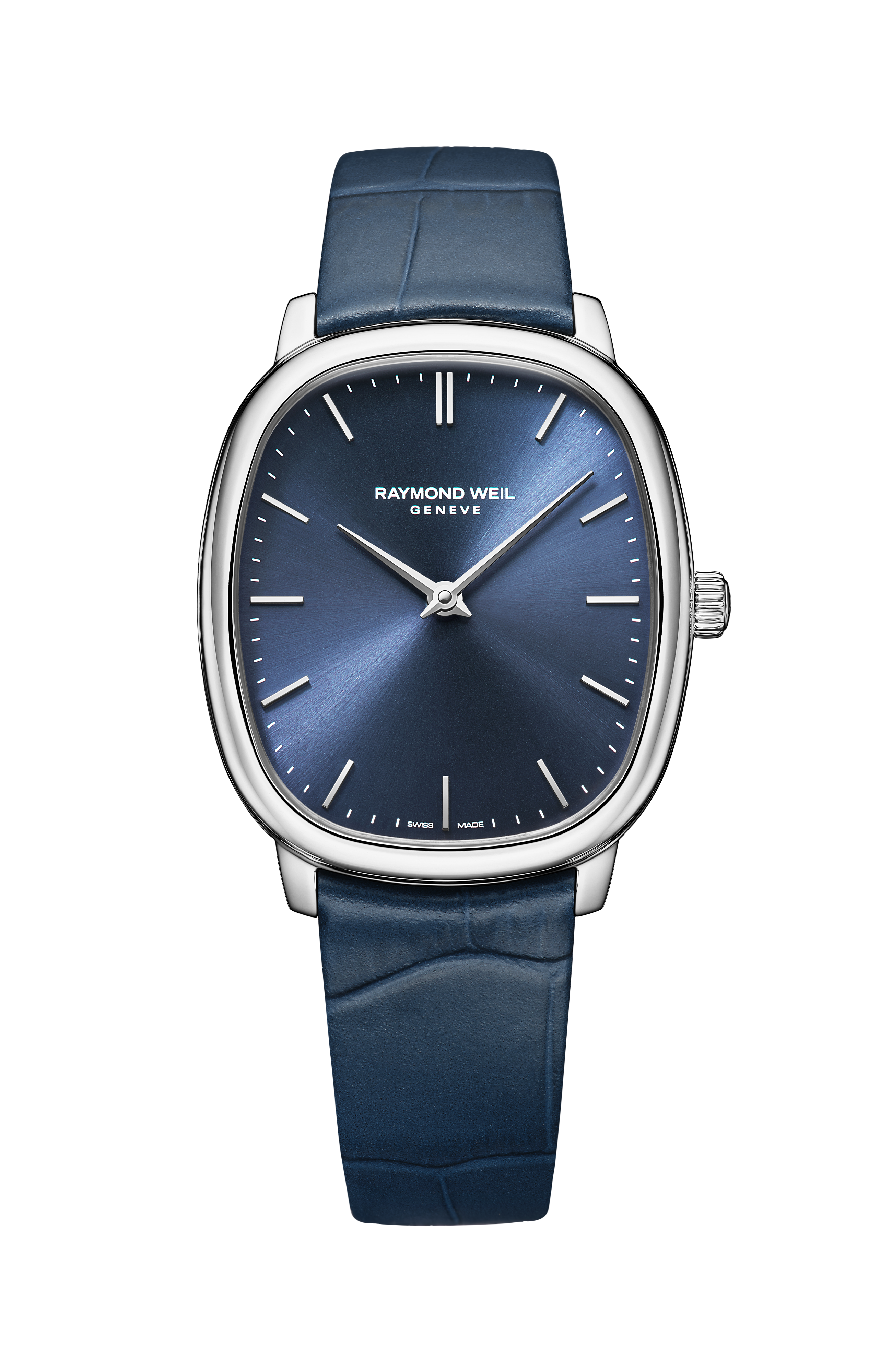 Montre mécanique Toccata Heritage cadran bleu, 33 x 38 mm