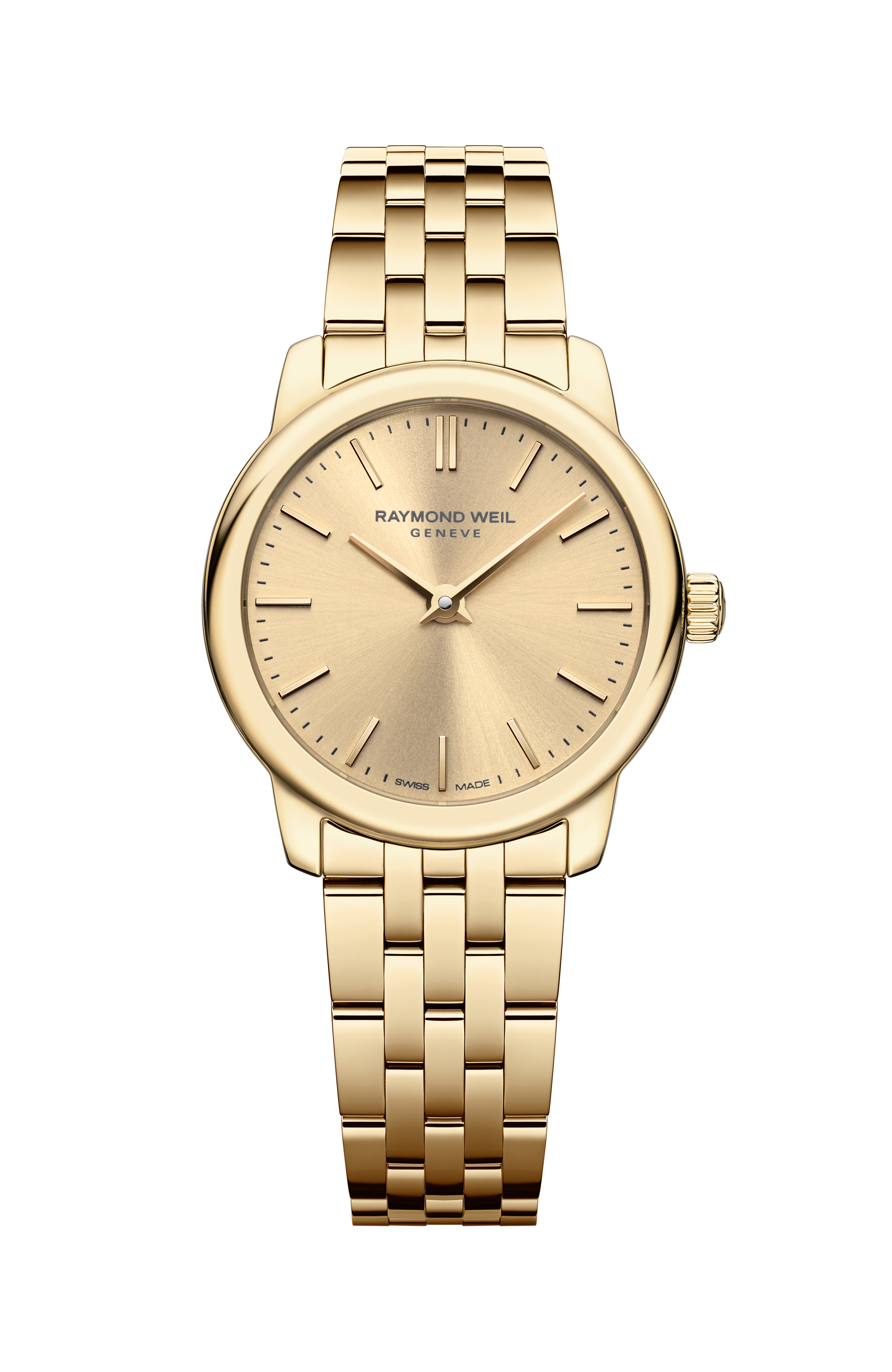 Classic Ladies Stainless Steel With Yellow Gold PVD Case Gold Dial