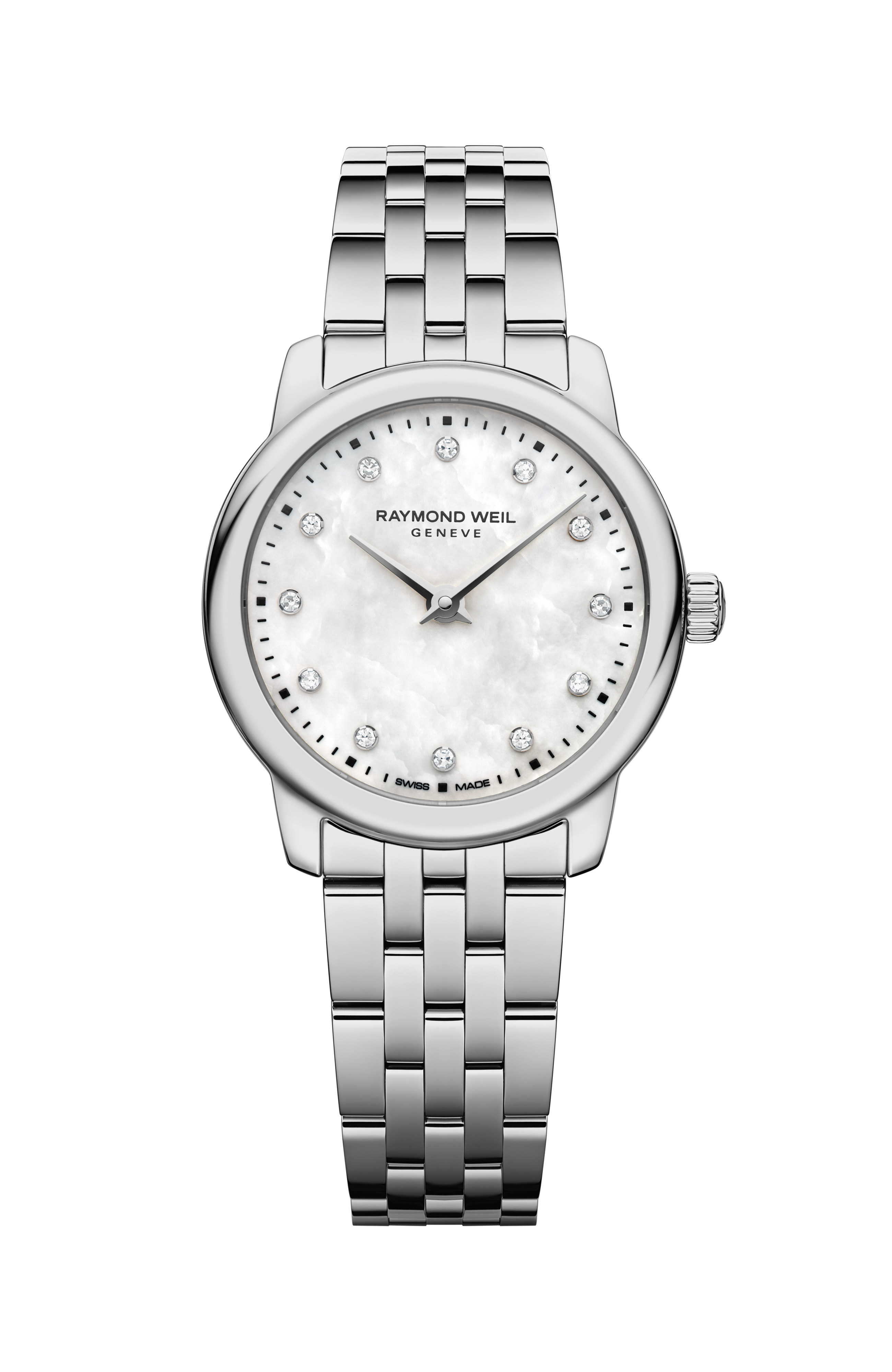 Classic Ladies Stainless Steel Diamond Quartz Watch - Toccata