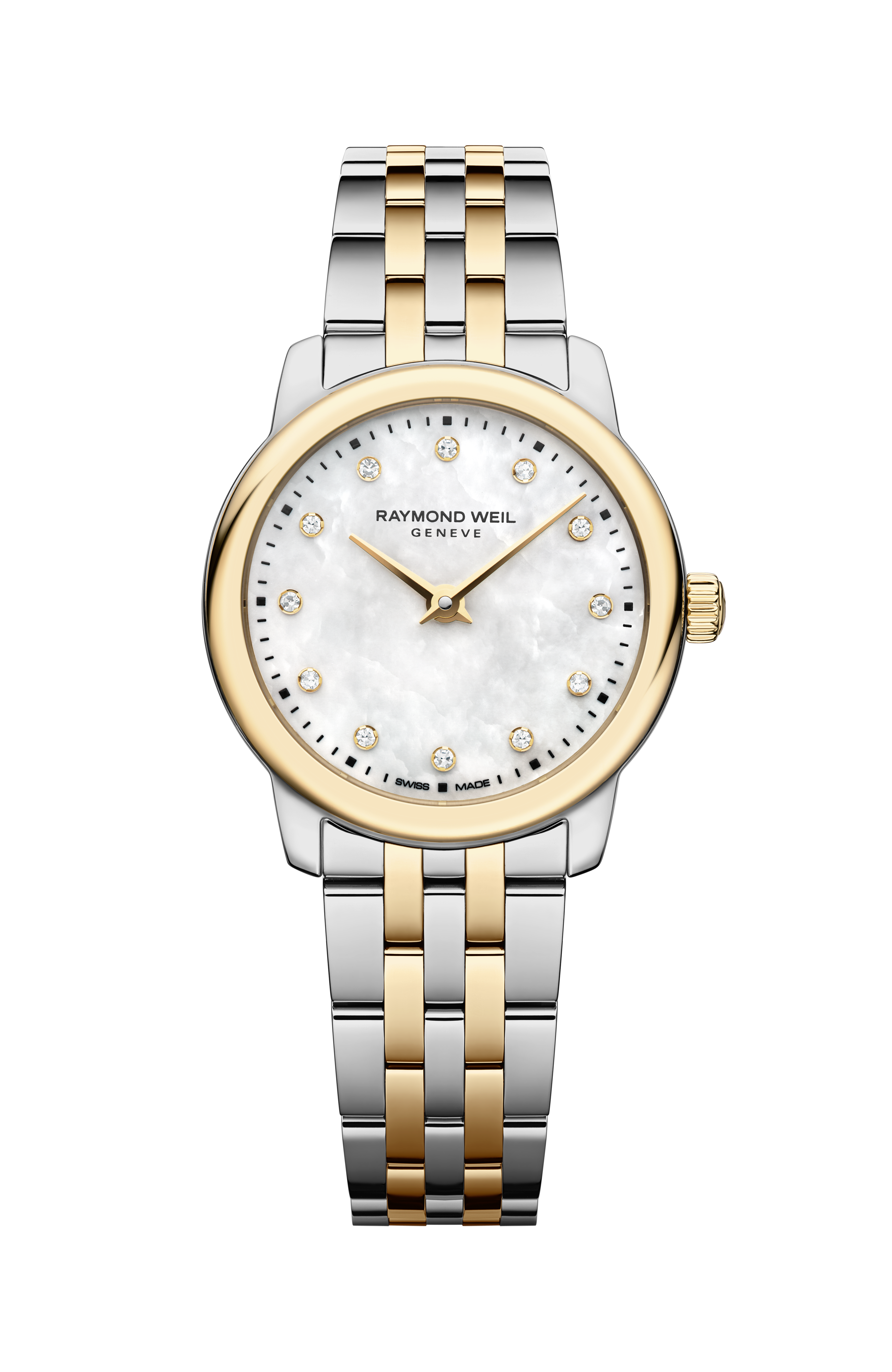 Classic Ladies Two-Tone Gold Diamond Quartz Watch - Toccata