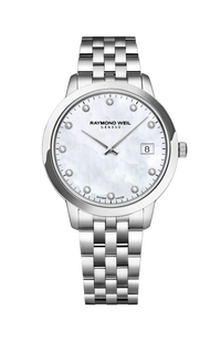 Toccata Ladies White Mother-Of-Pearl Diamonds Quartz Watch, 34 mm