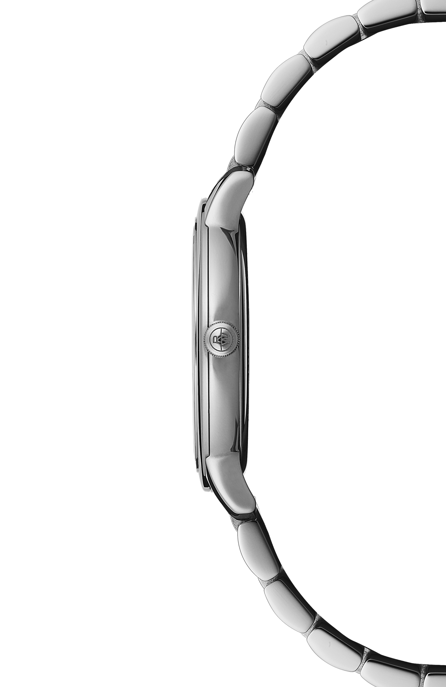 Montre à quartz acier toccata pour femme en nacre blanche 11 diamants, 34 mm