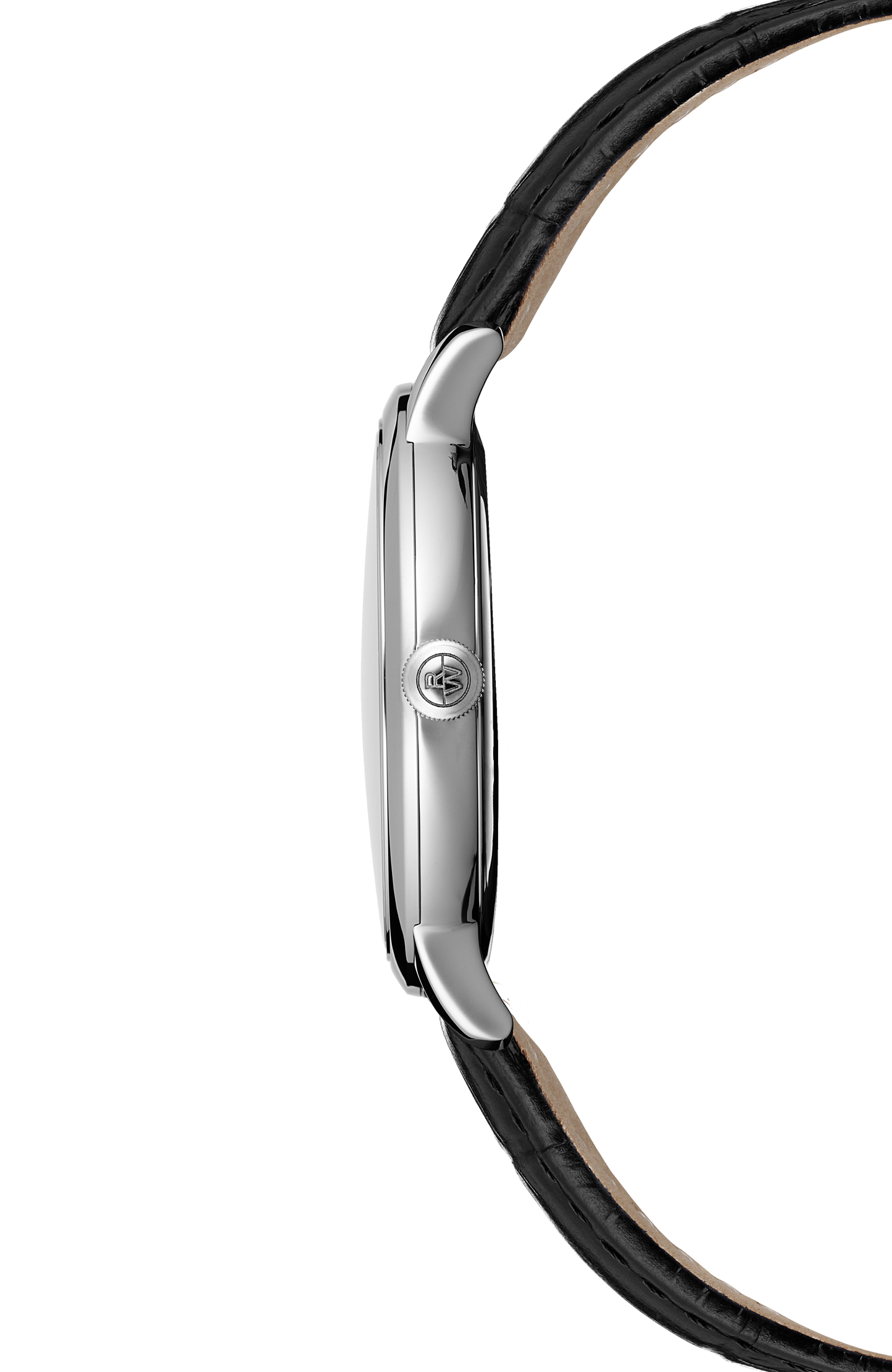 Toccata Classic Herren-Quarzuhr mit silberfarbenem Zifferblatt und Lederarmband, 39 mm