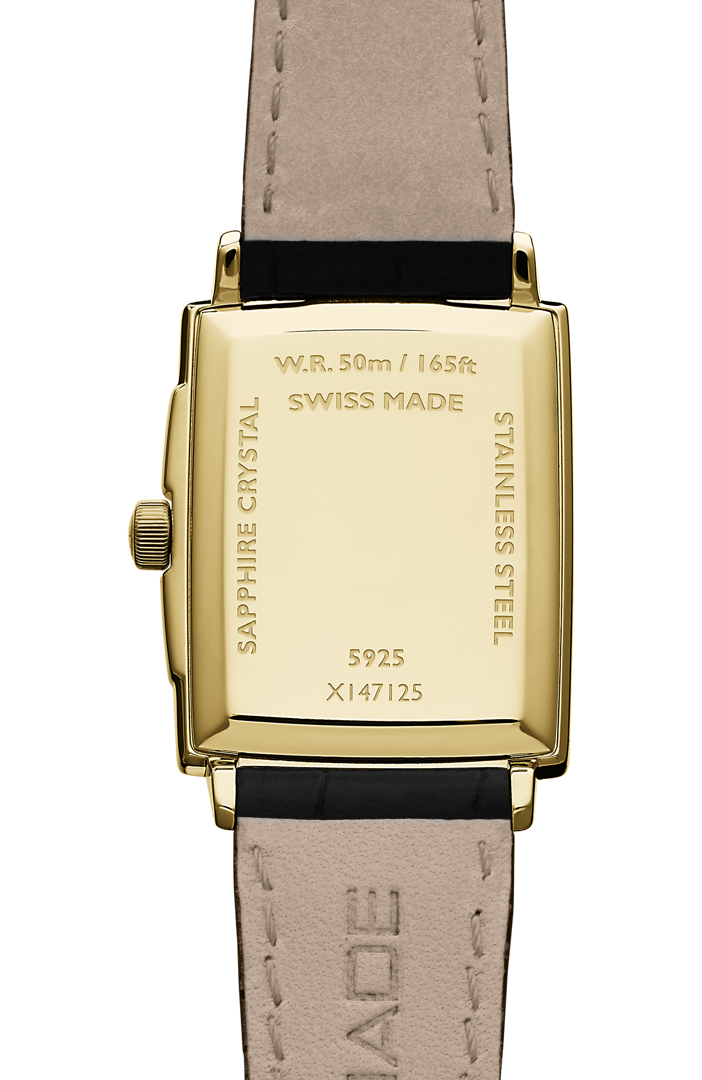 Montre à quartz or Toccata classique pour femme, 22 x 28 mm