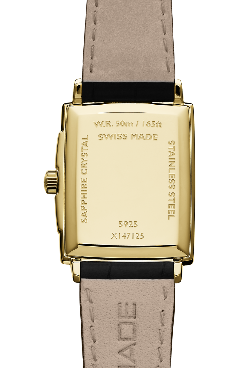 Montre à quartz or Toccata classique pour femme, 22 x 28 mm