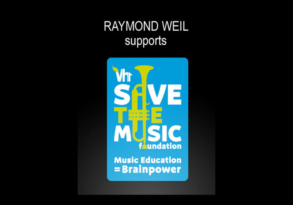 RAYMOND WEIL partners with VH1 Save The Music Foundation