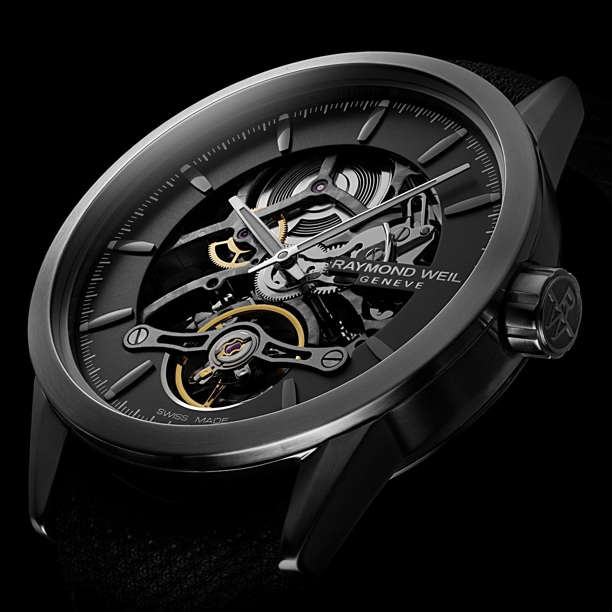 RAYMOND WEIL PERFECTLY COMBINES BOLDNESS, INNOVATION AND ELEGANCE WITH AN EXCLUSIVE MODEL OF THE FREELANCER CALIBRE RW1212