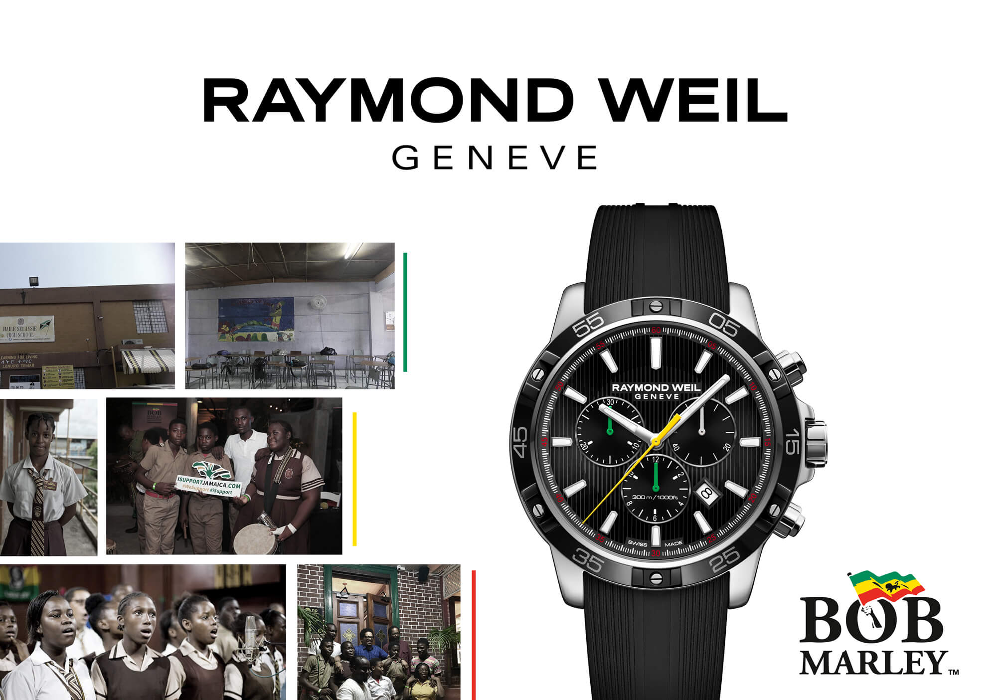 RAYMOND WEIL DONATES MUSICAL INSTRUMENTS IN PARTNERSHIP WITH THE BOB MARLEY FOUNDATION
