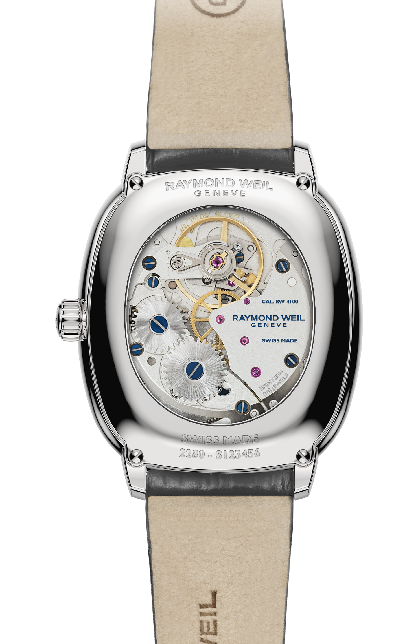 Toccata Heritage Old Silver dial Mechanical Watch, 33 x 38 mm
