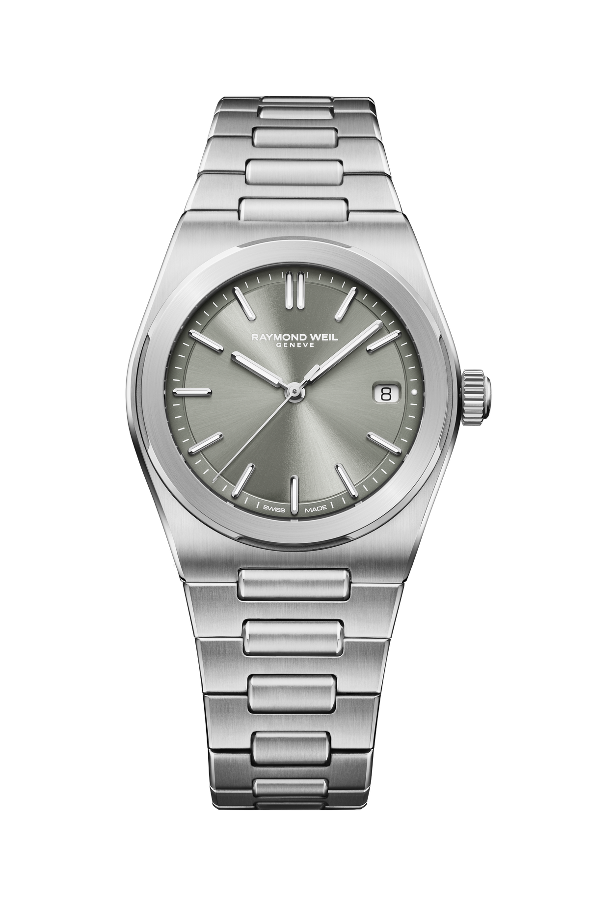 RAYMOND WEIL GENEVE 腕時計 メンズ Men's A.R.T. Automatic Stainless Steel Integrated Bracelet Sage