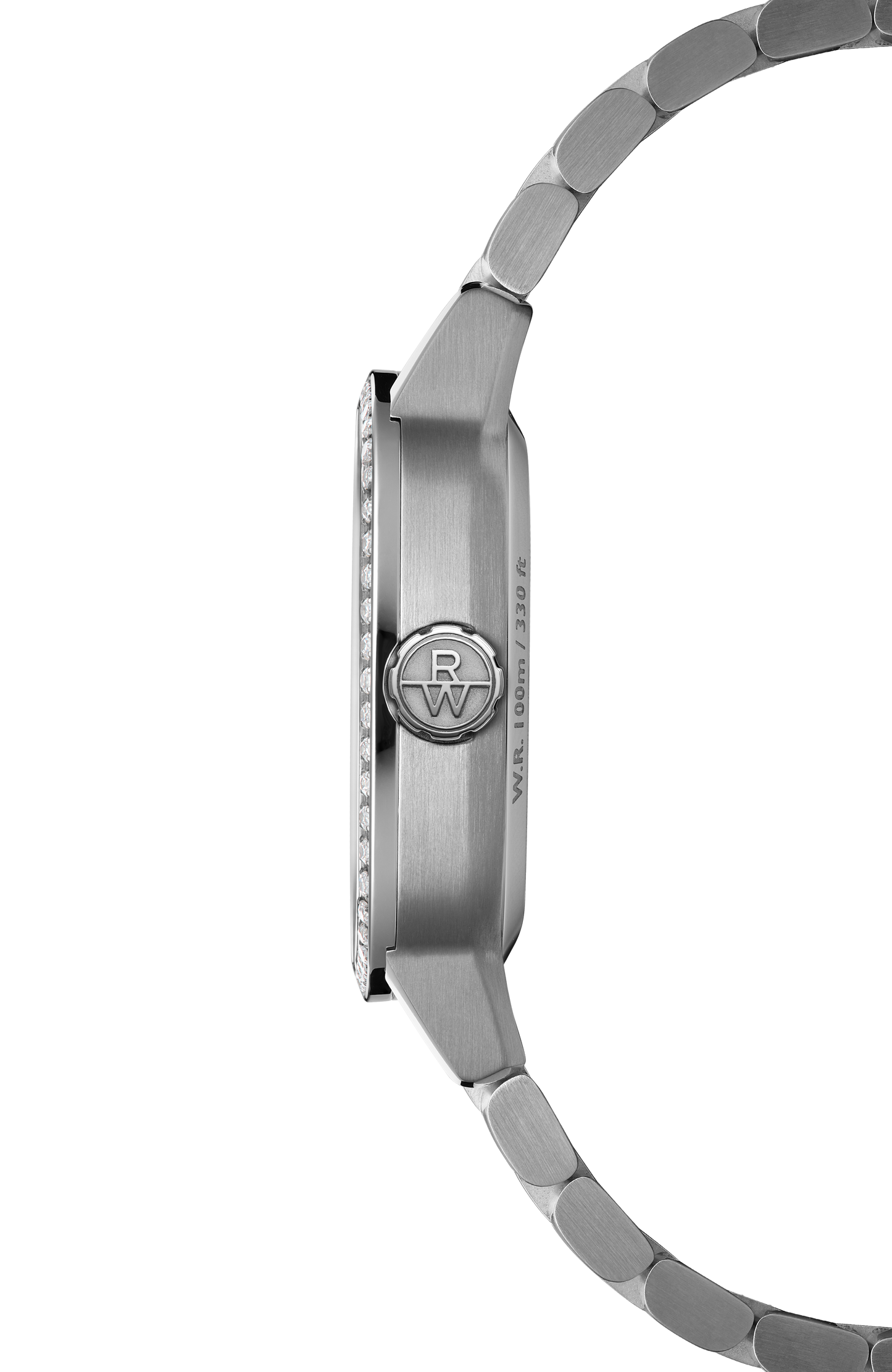 Freelancer Ladies Automatic Blue Dial Bracelet Cushion Shape Watch, 34 x 34 mm