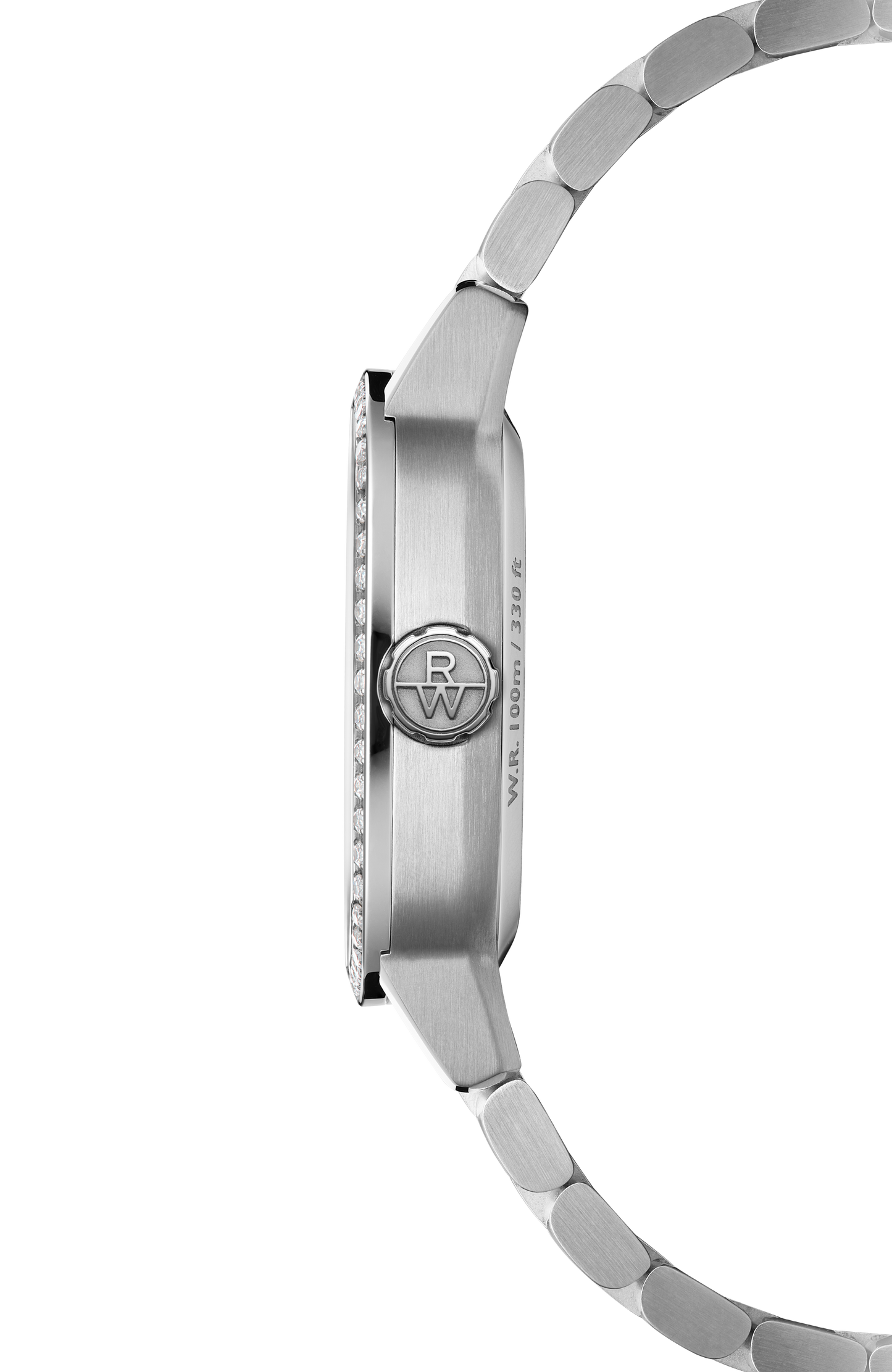 Montre automatique Freelancer cadran bleu pour femme, 34 x 34 mm