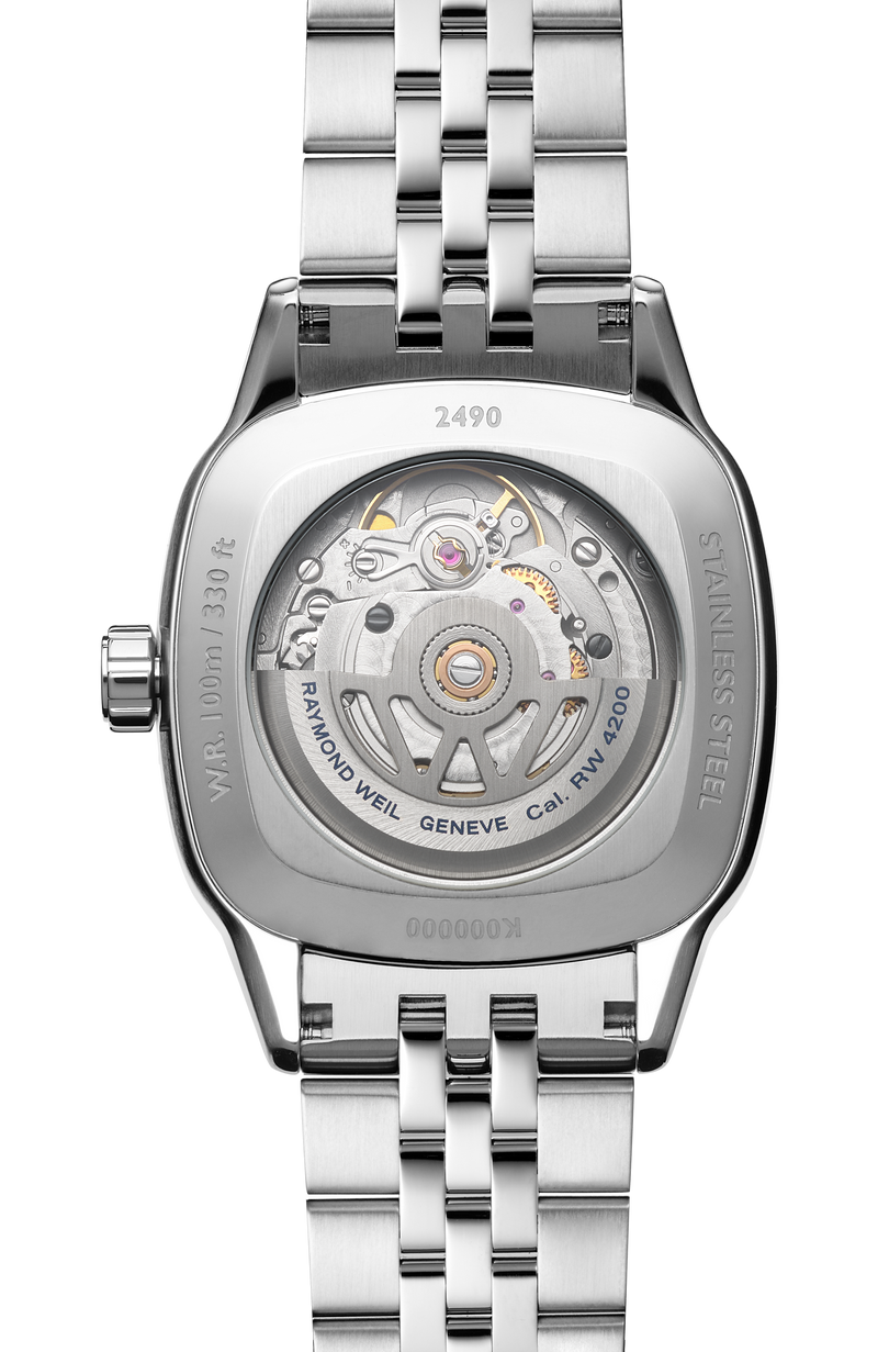 Freelancer Ladies Automatic Green Dial Bracelet Cushion Shape Watch, 34 x 34 mm