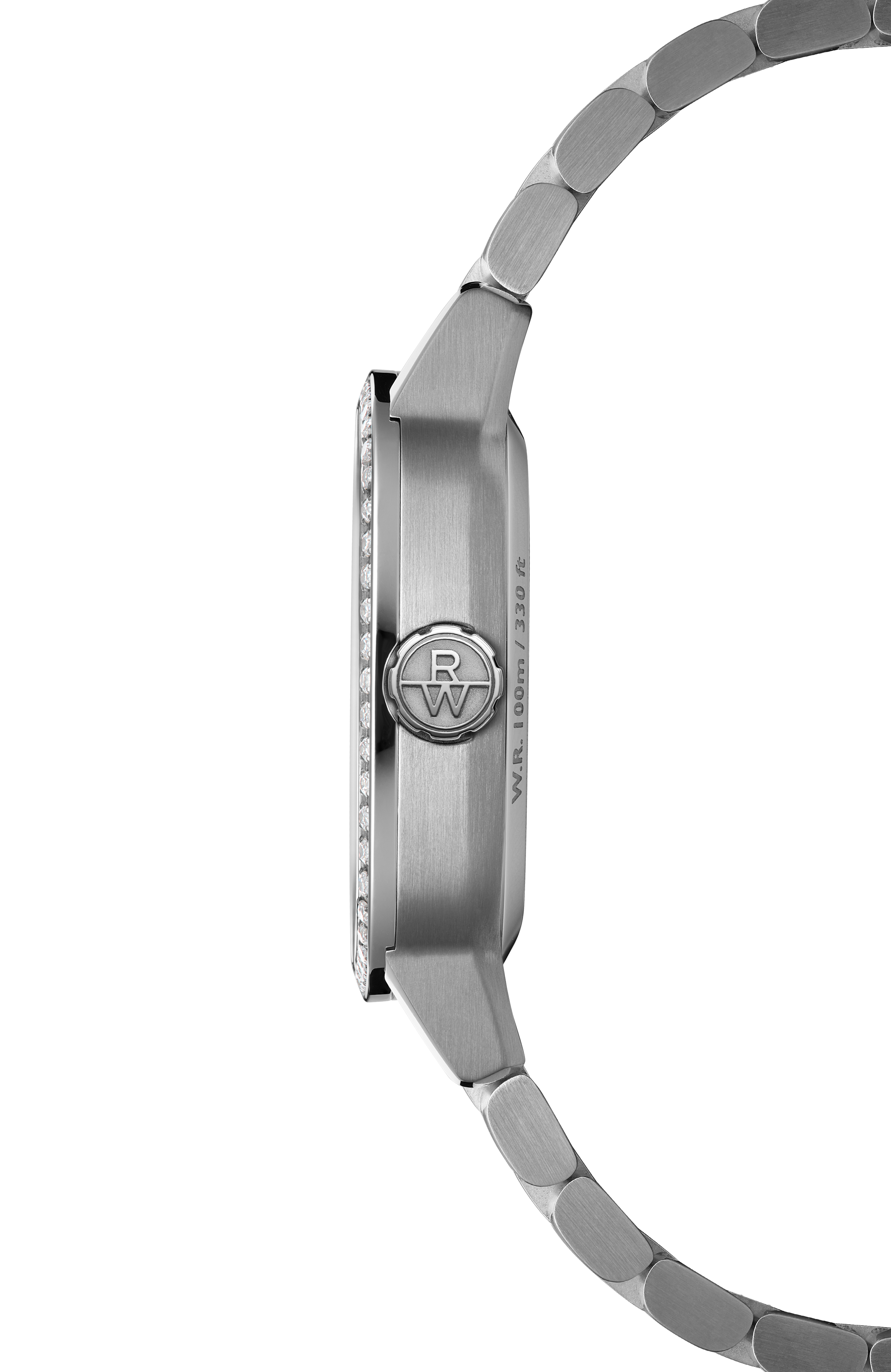 Freelancer Ladies Automatic Green Dial Bracelet Cushion Shape Watch, 34 x 34 mm
