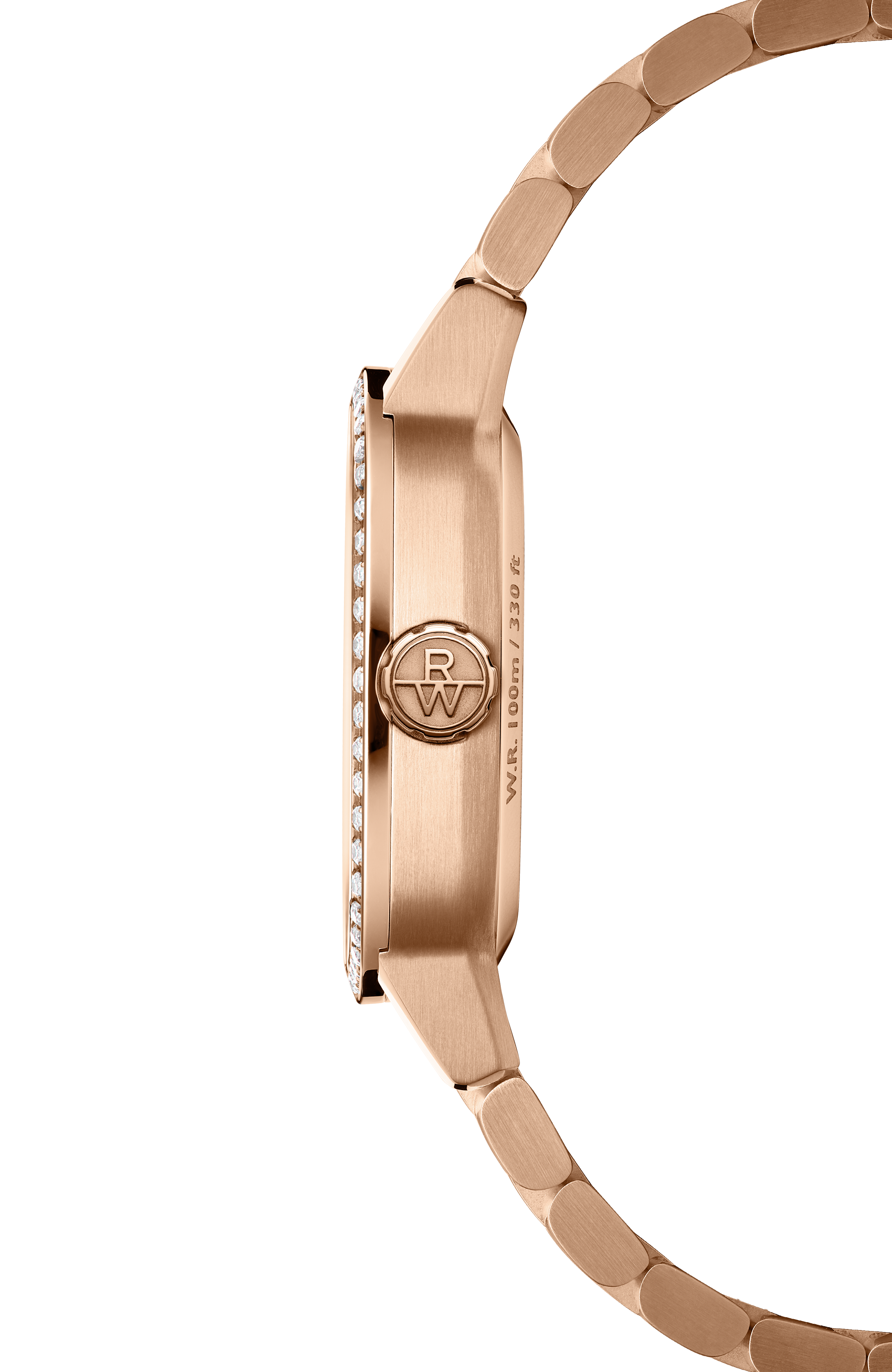 Freelancer Ladies Automatic Moon Phase Cushion Shape Watch, 34 x 34 mm