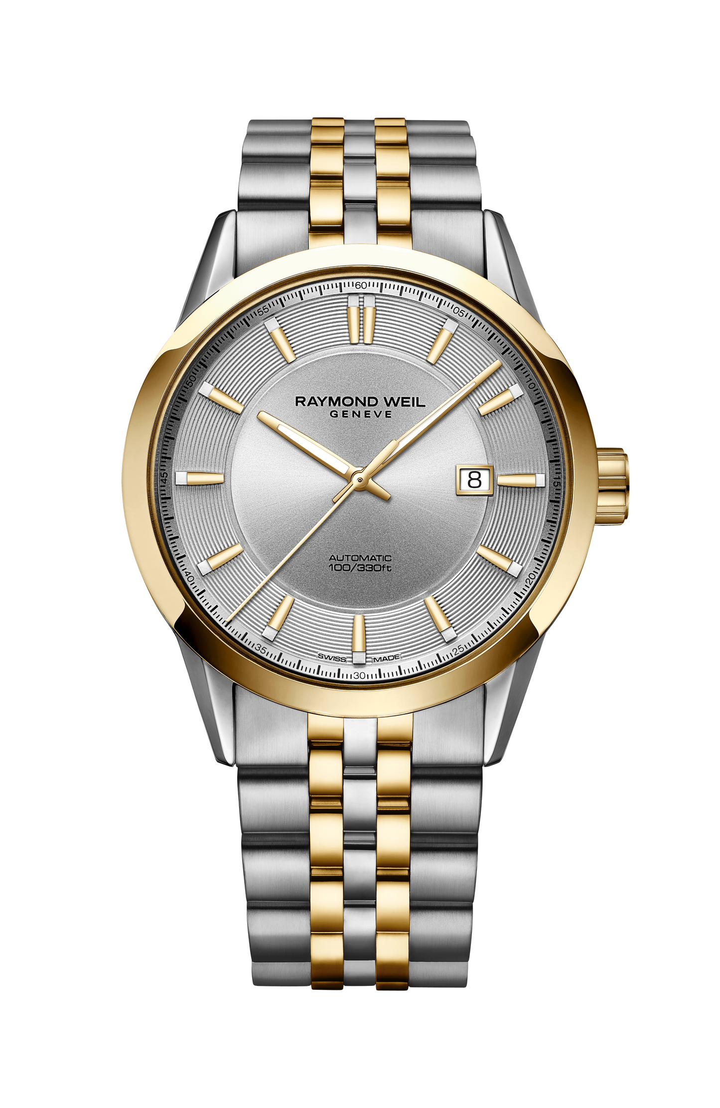 Freelancer Men's Automatic Classic Two-Tone Yellow Gold Date Watch, 42 mm