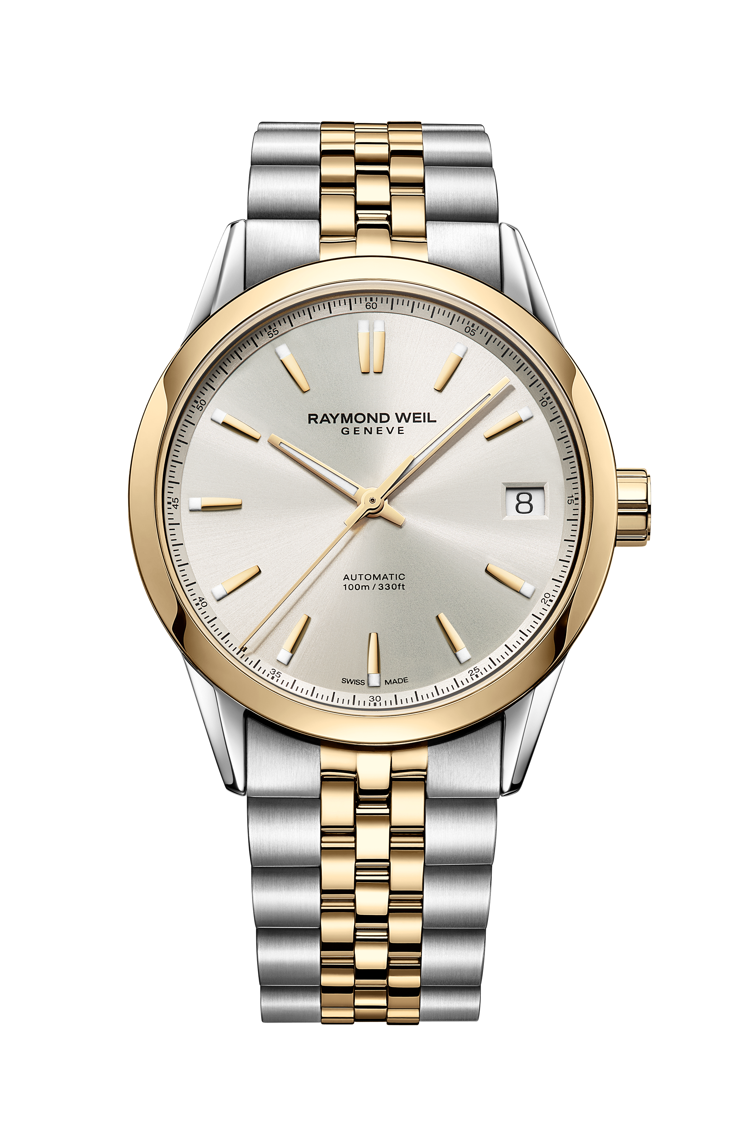 Freelancer Men's Automatic Classic Two-Tone Yellow Gold Date Watch, 40 mm