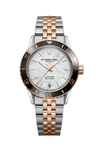 Freelancer Diver Rose Gold PVD Two-Tone Automatic Watch, 36 mm