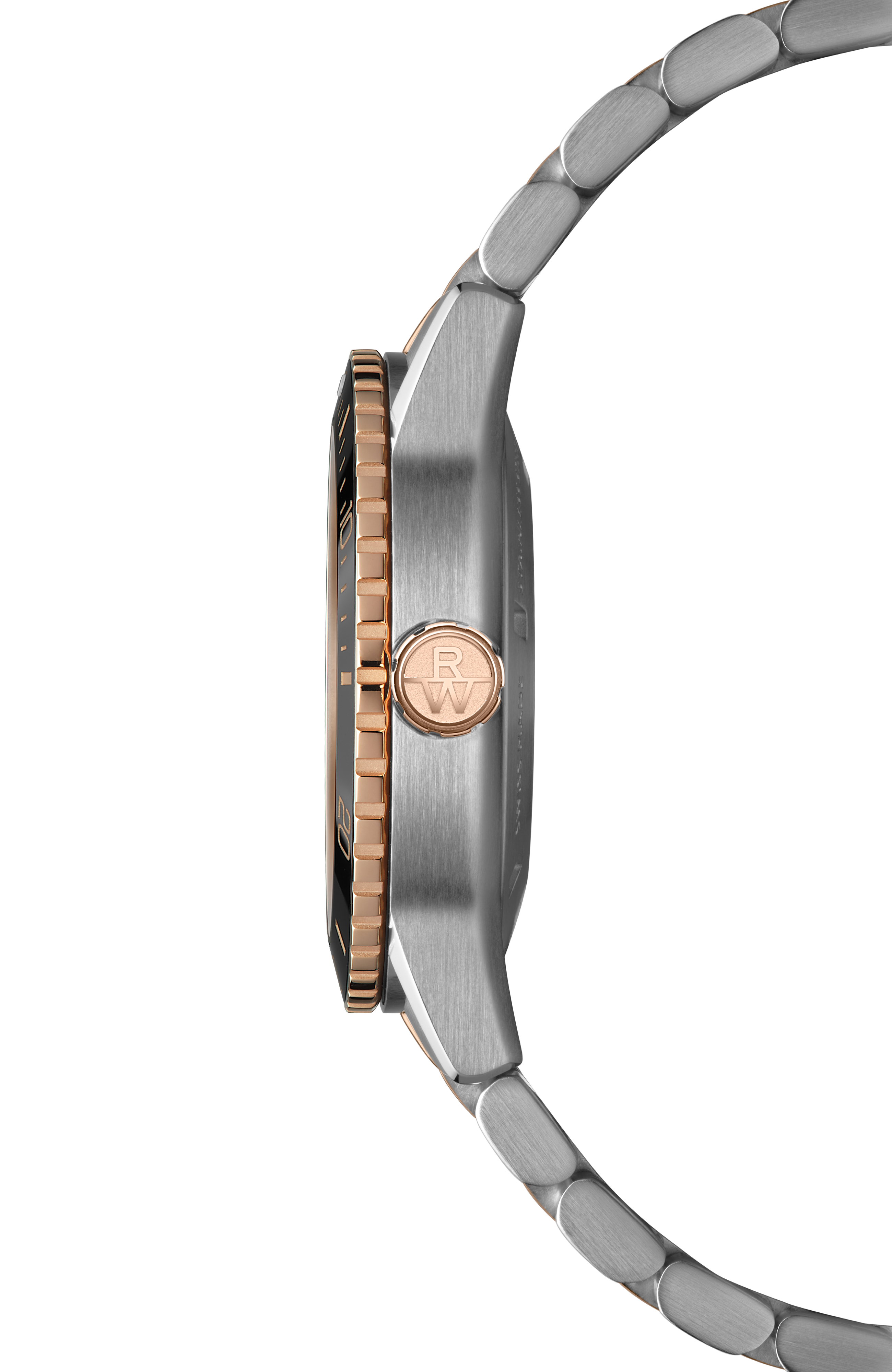 Freelancer Diver Rose Gold PVD Two-Tone Automatic Watch, 36 mm