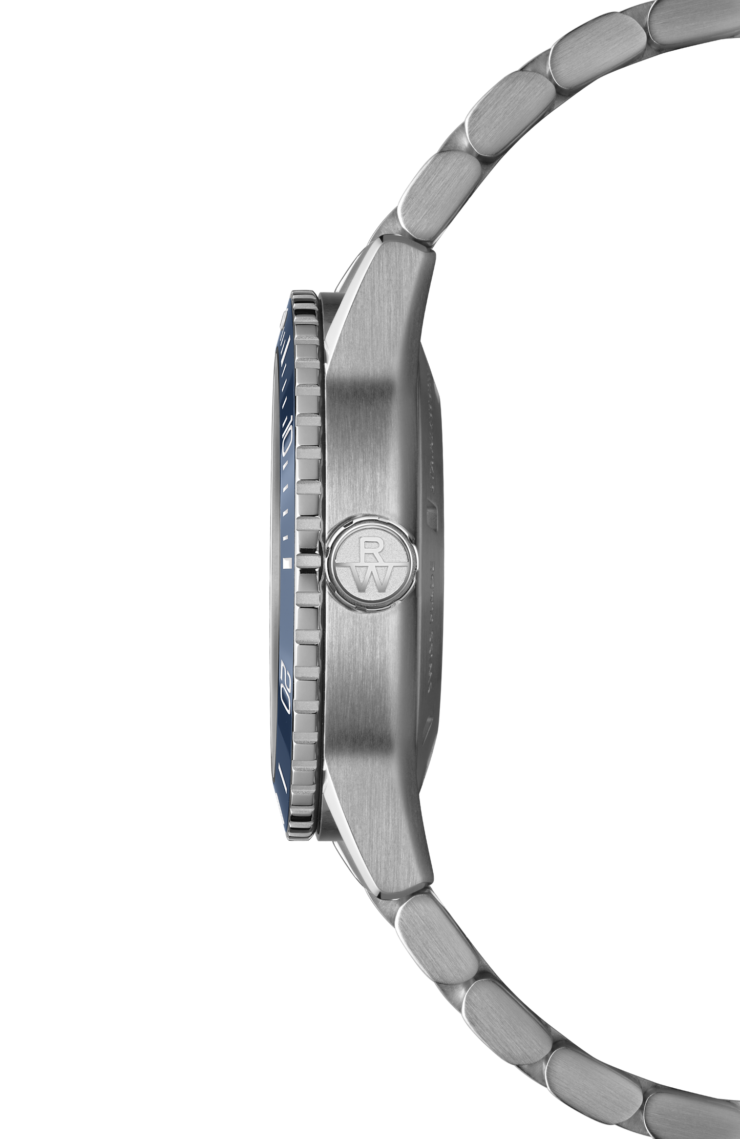 Freelancer Diver Automatic White Dial Bracelet Watch, 36 mm