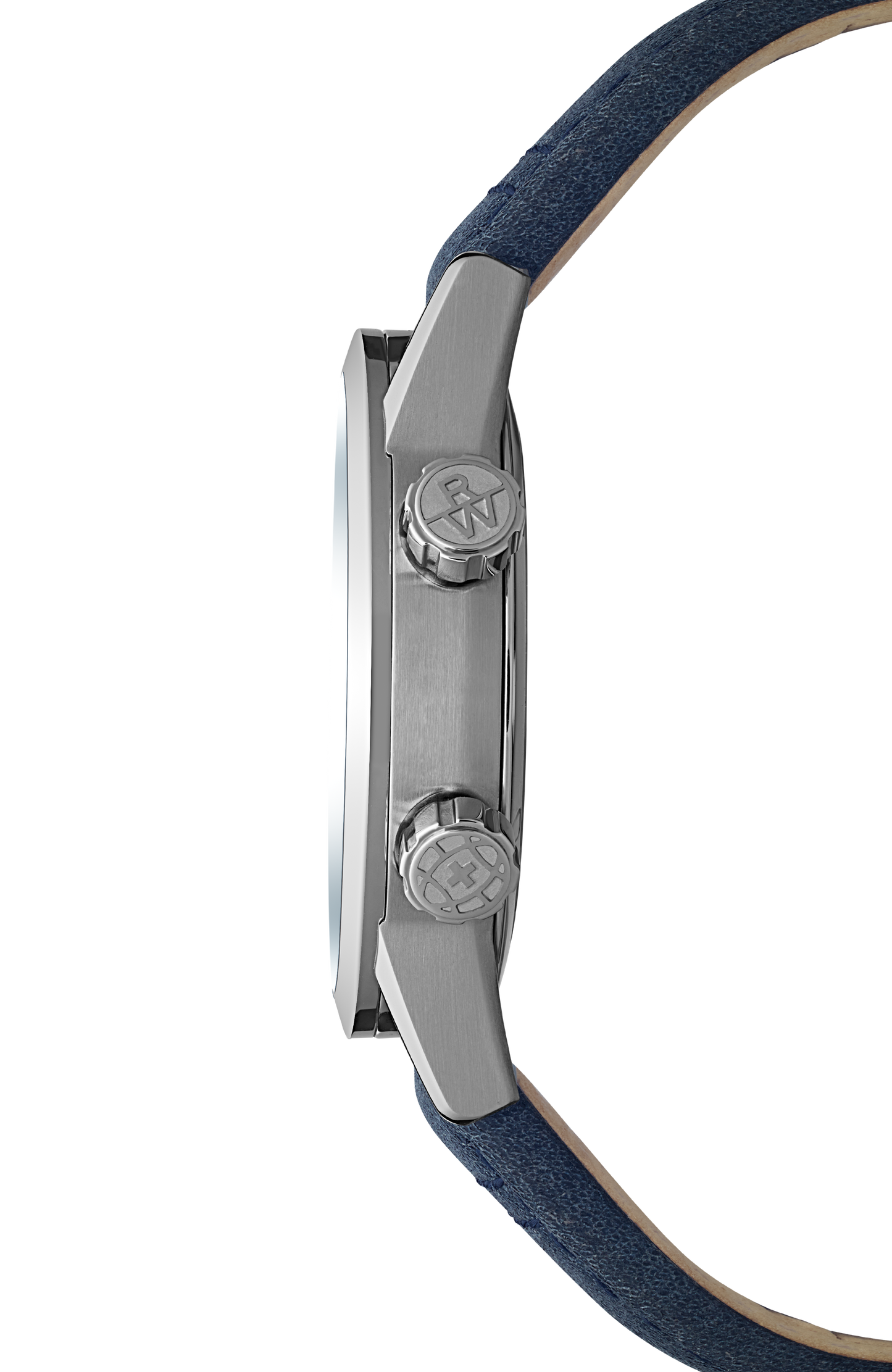 Freelancer Men's GMT Blue Dial And Blue Leather Automatic Watch, 41 mm