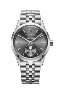 Freelancer Automatic Complete Calendar Anthracite Sunray Dial Watch, 40 mm