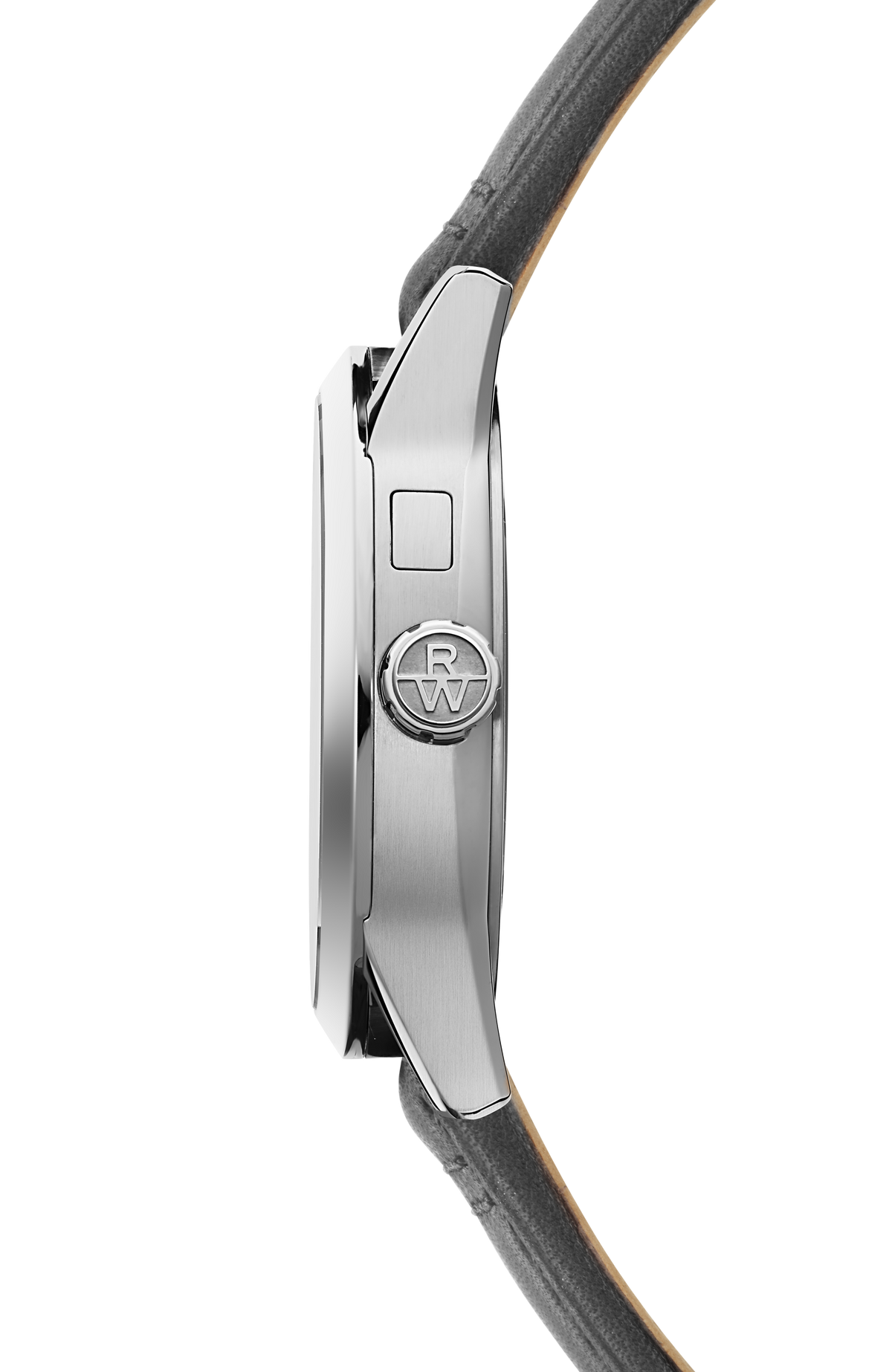 Freelancer Automatic Complete Calendar Anthracite Grey Dial Leather Strap Watch, 40 mm