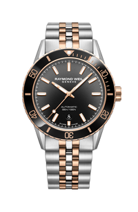 Freelancer Diver Men's Two-Tone Gradient Black Dial Automatic Watch, 42 mm
