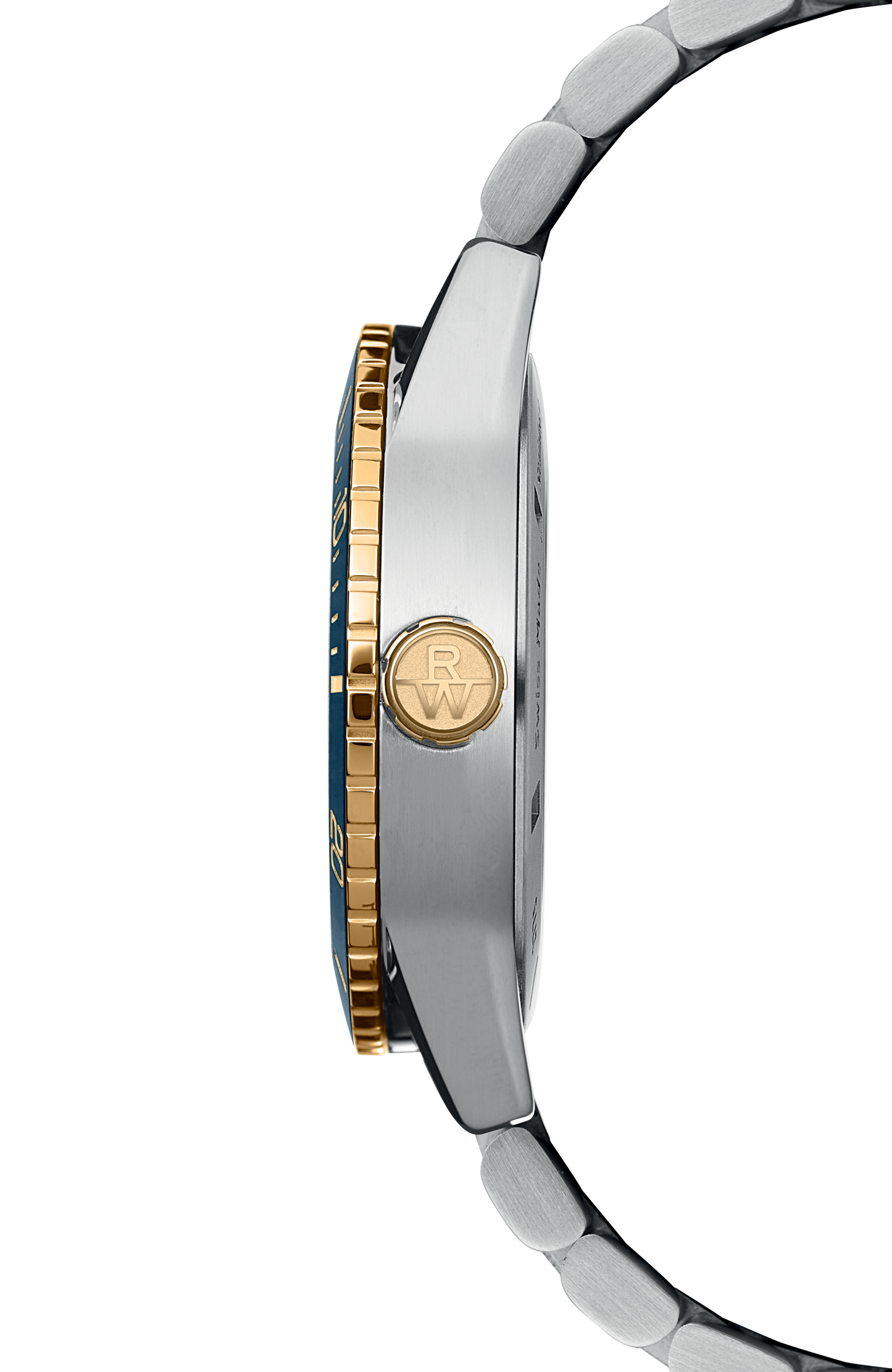 Freelancer Diver Men's Two-Tone Gradient Blue Dial Automatic Watch, 42 mm