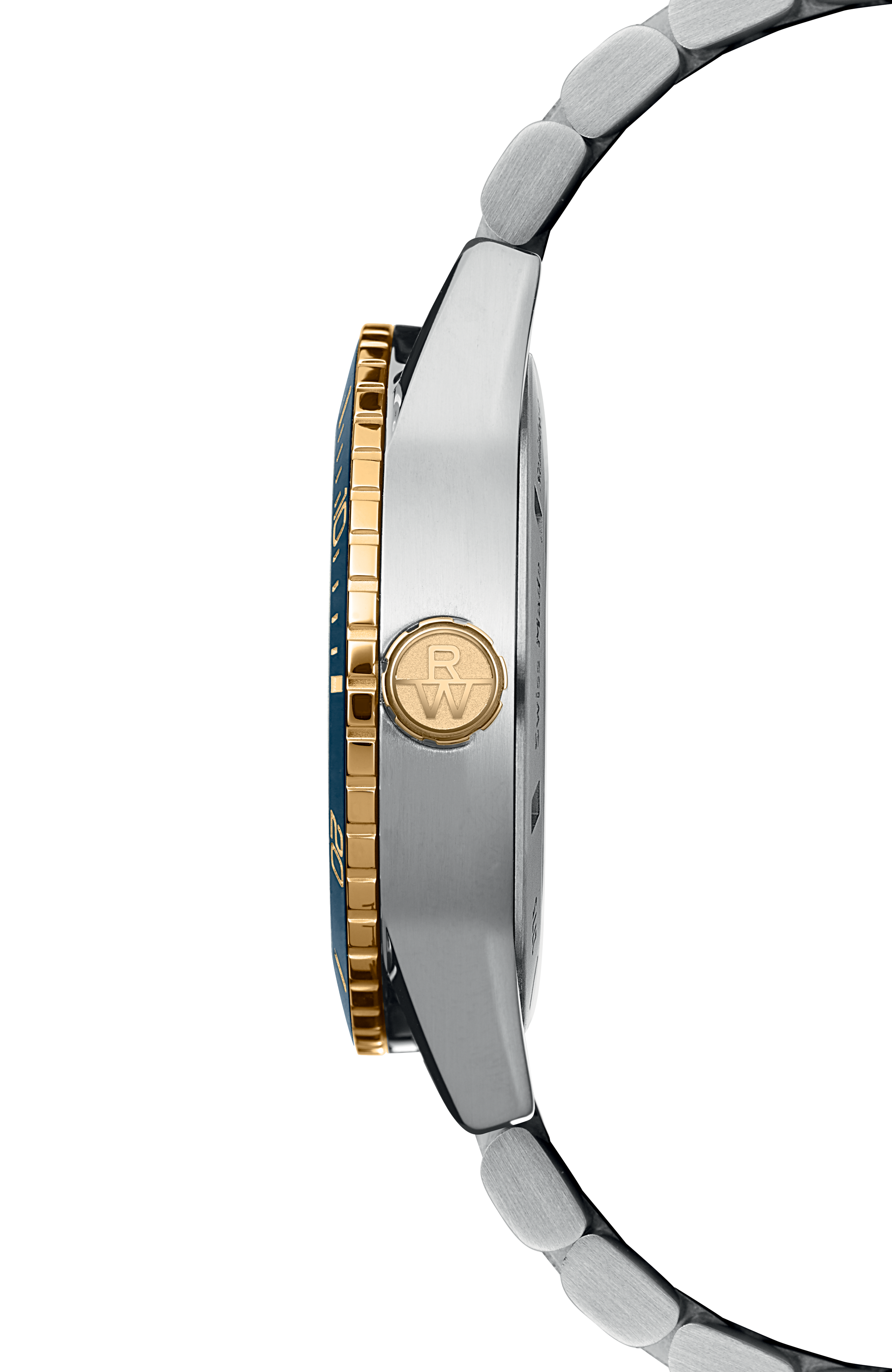 Freelancer Diver Men's Two-Tone Gradient Blue Dial Automatic Watch, 42 mm