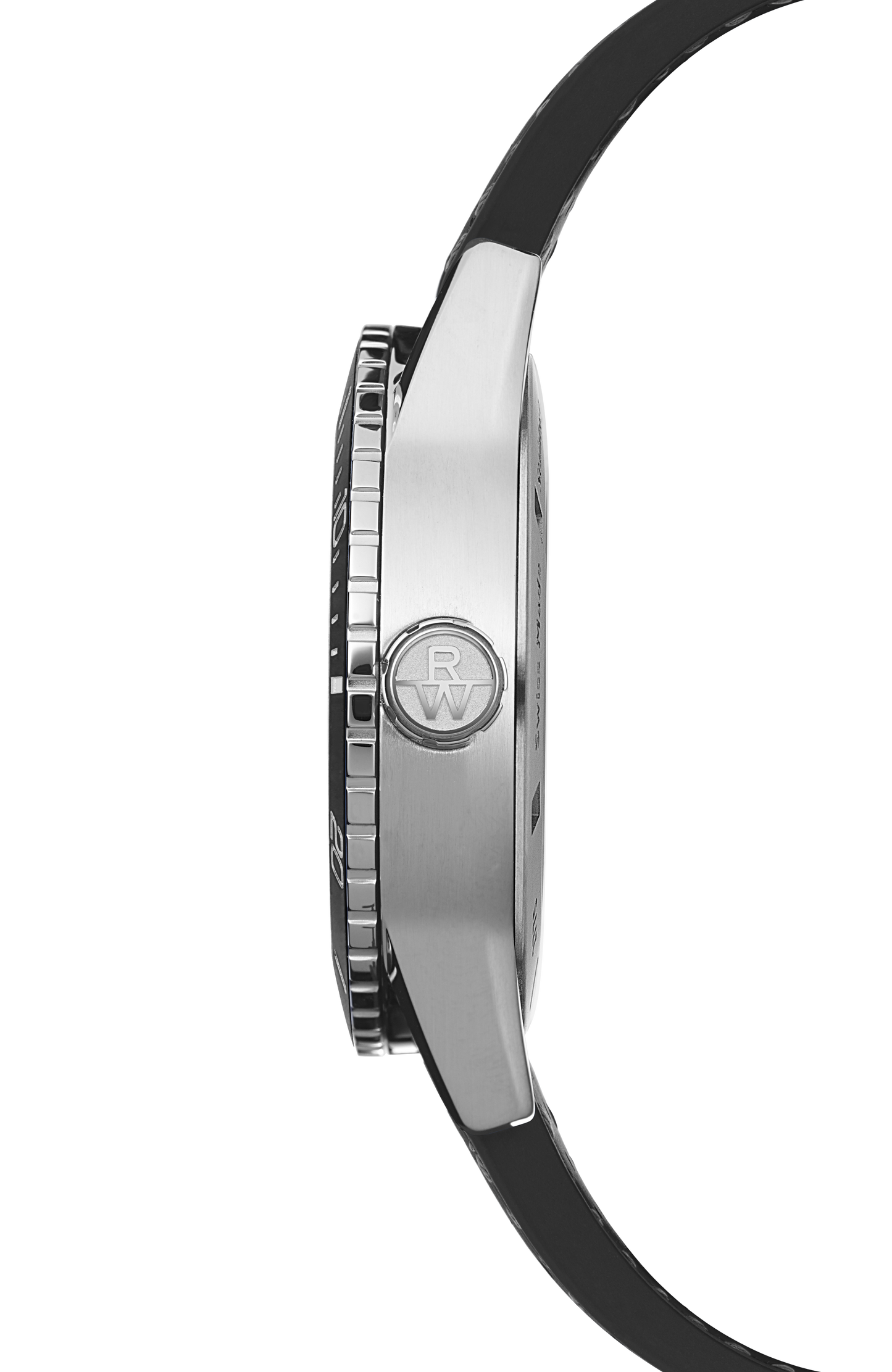 Freelancer Diver Black Dial & Rubber Strap Automatic Watch, 42 mm