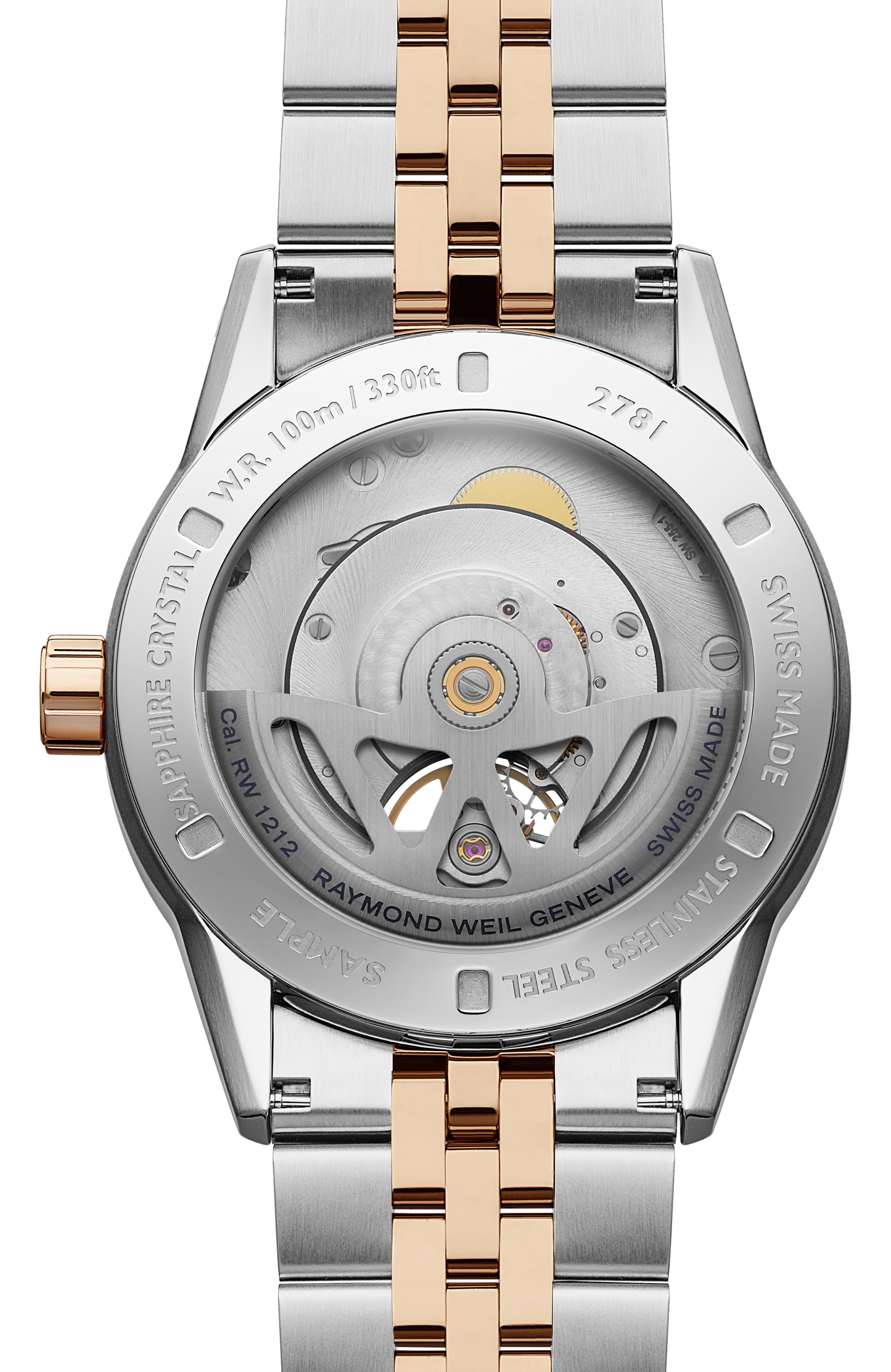 Freelancer Calibre RW1212 Men's Rose Gold Automatic Watch, 42 mm