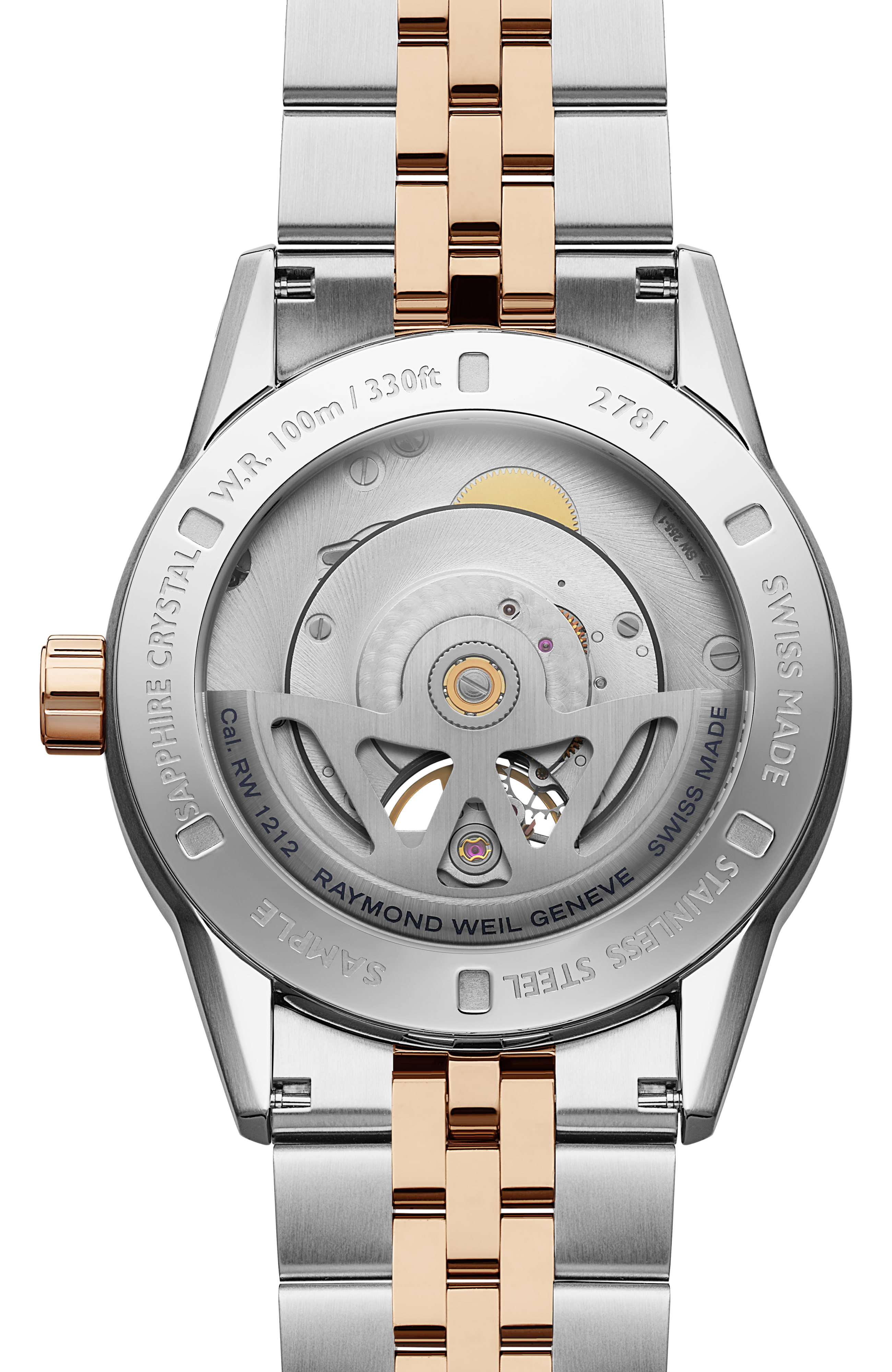 Freelancer Calibre RW1212 Men's Rose Gold Automatic Watch, 42 mm