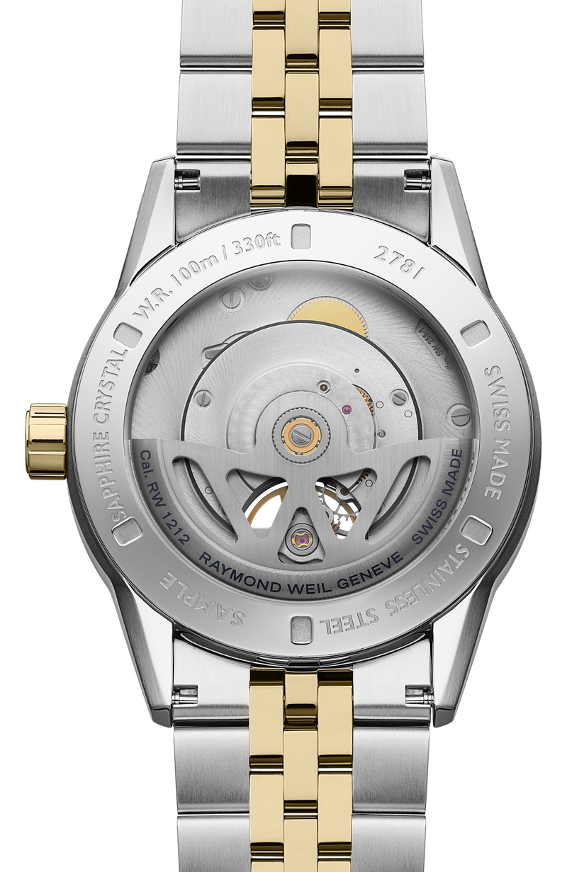 Freelancer Men's Automatic Grey Dial Two-Tone Bracelet Watch, 42 mm