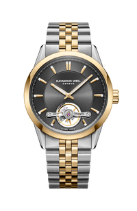 Freelancer Men's Automatic Grey Dial Two-Tone Bracelet Watch, 42 mm