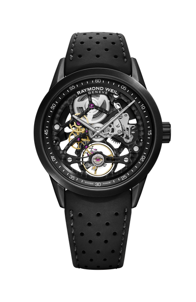 RW1212 Black Skeleton Automatic Watch Freelancer RAYMOND WEIL