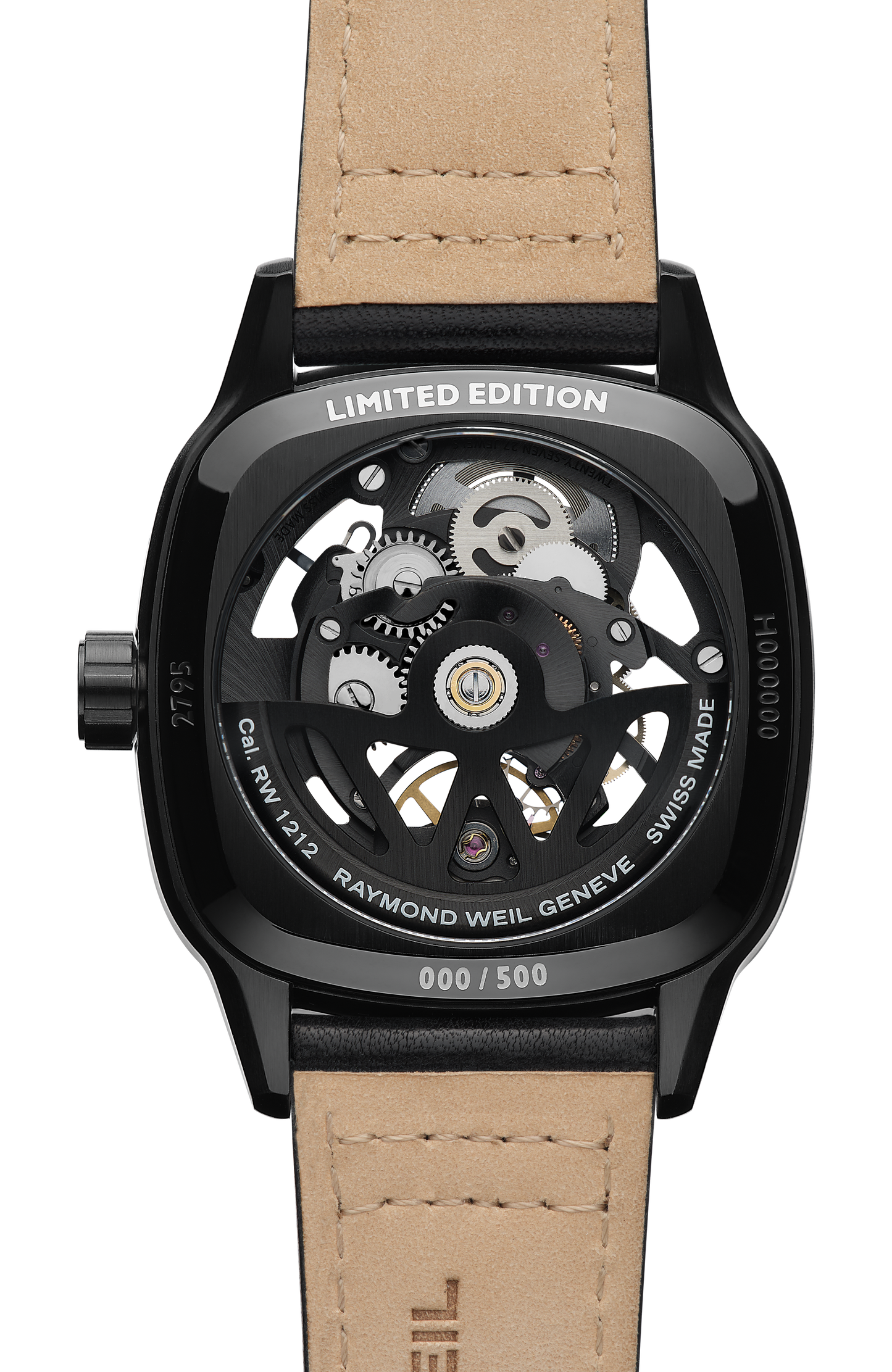 Freelancer Automatic Cushion Skeleton Limited Edition Watch, 40 x 40 mm