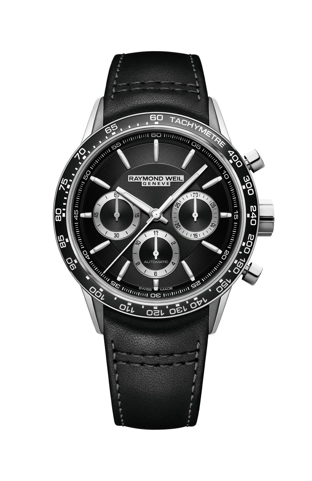 Freelancer Automatik-Chronograph für Herren mit Edelstahlarmband, 43 mm