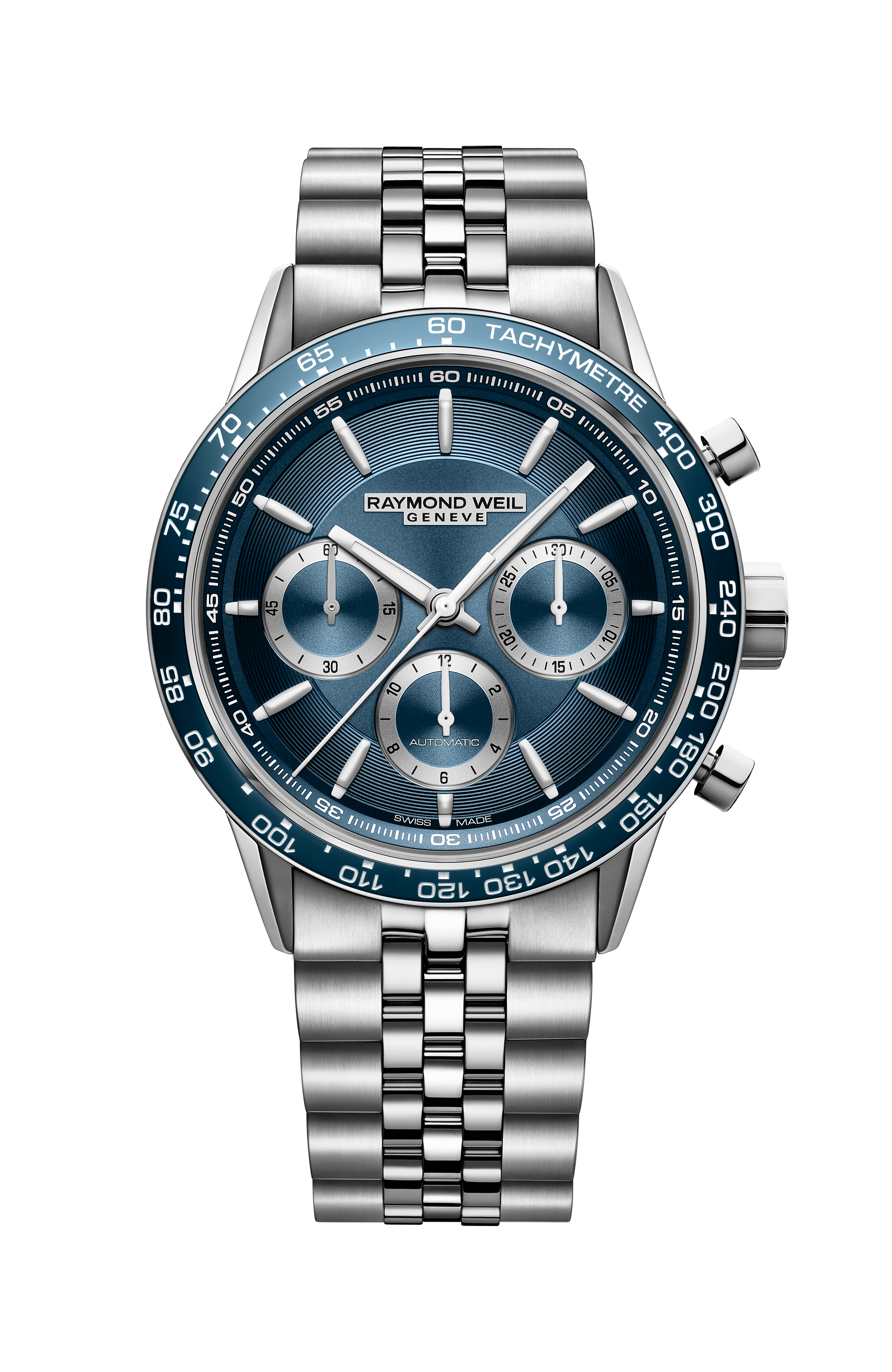 Freelancer Men's Automatic Chronograph Bracelet Watch, 43 mm