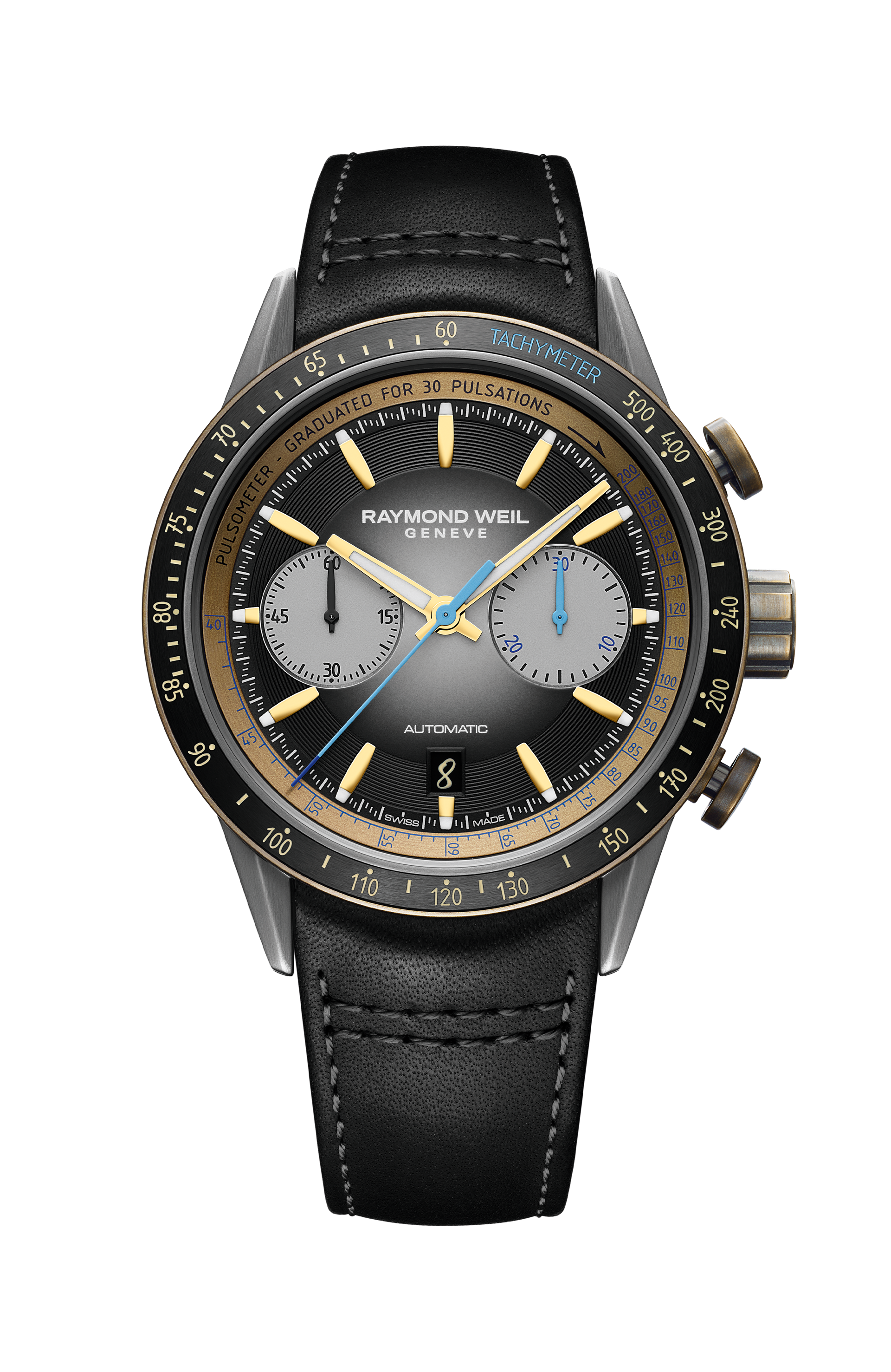 ビルバリー ER-80 Chronograph Bi-compax Watch - Freelancer Men's | RAYMOND WEIL