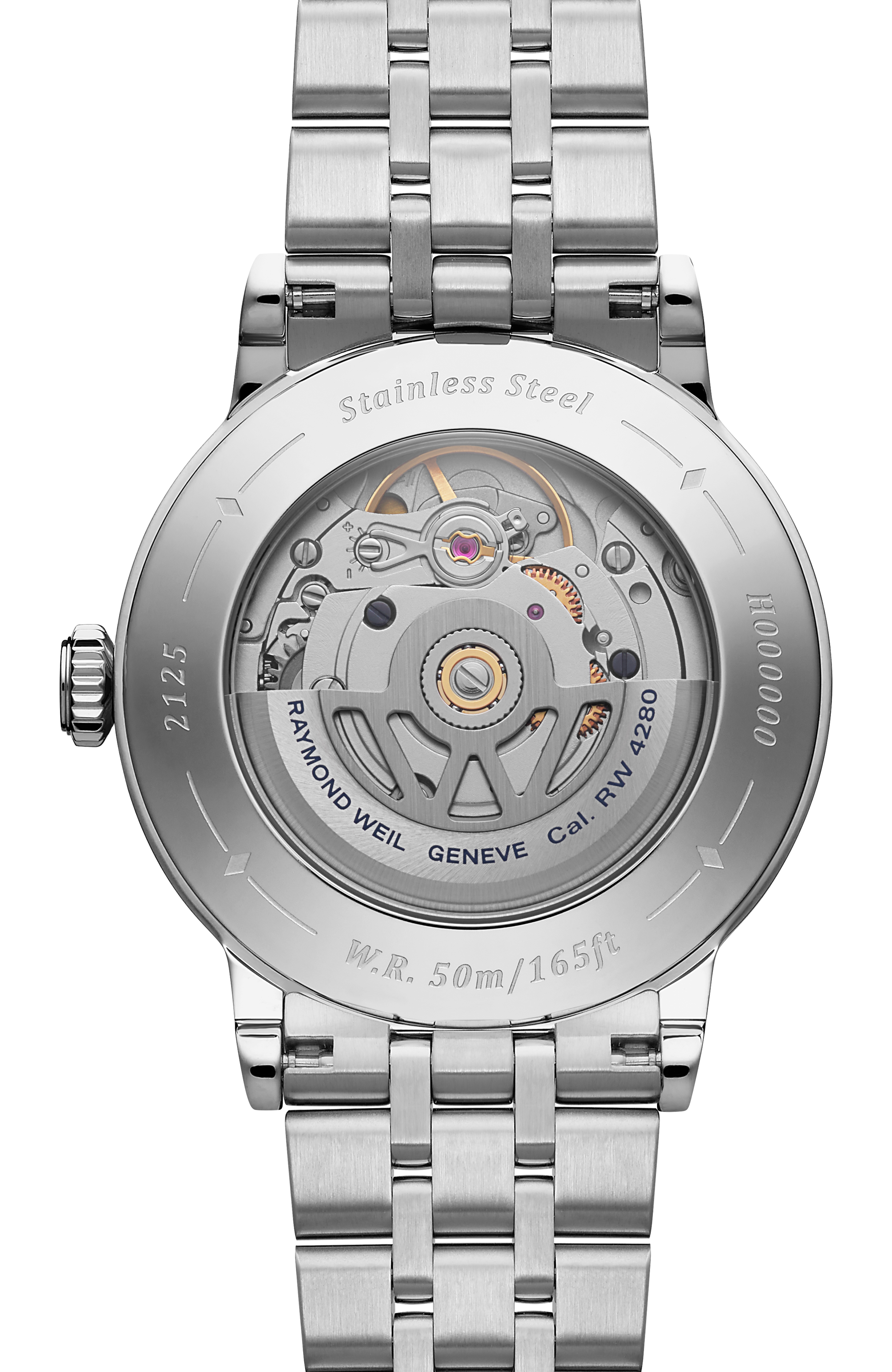 Millesime Automatic Central Seconds Silver Dial Watch, 35 mm