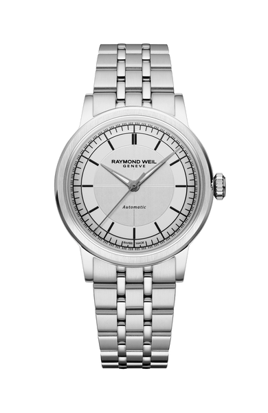 あ*様 RAYMOND WEIL 腕時計 9155 ホワイトダイヤル電池交換済。 RW_MILLESIME_2125-ST-
