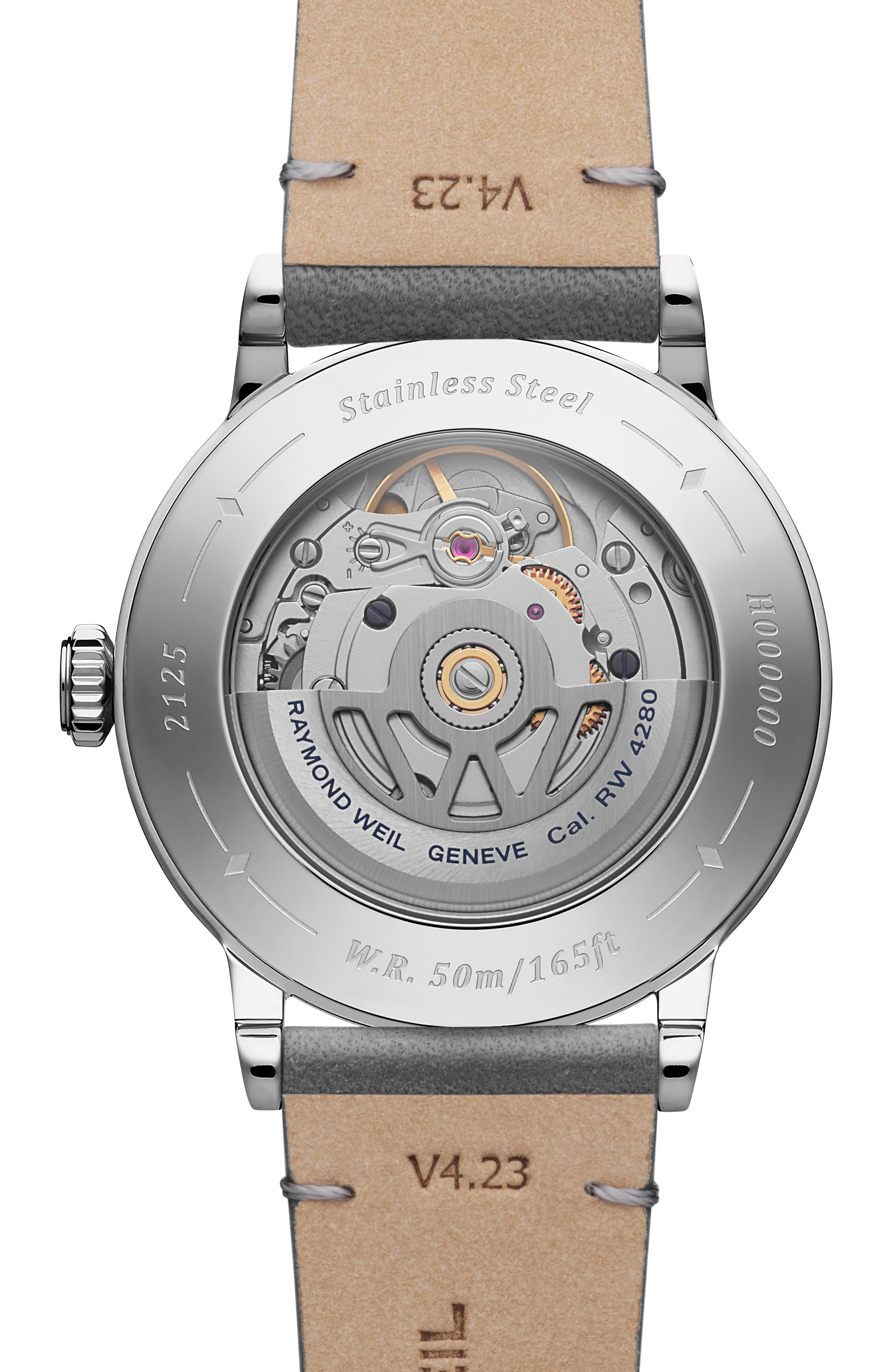 Millesime Automatic Central Seconds Silver Dial Watch, 35 mm